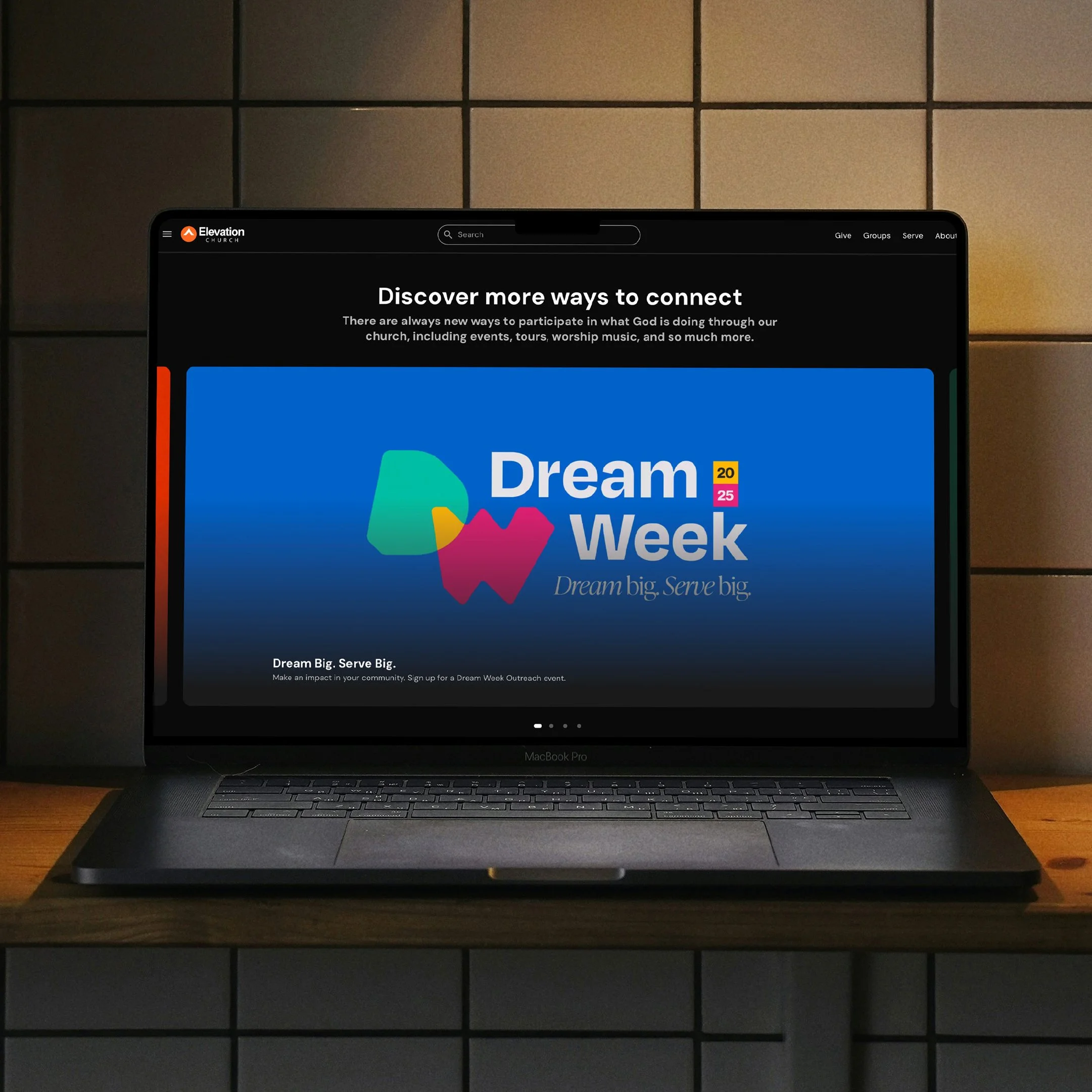 Dream Week Logo Project for Elevation