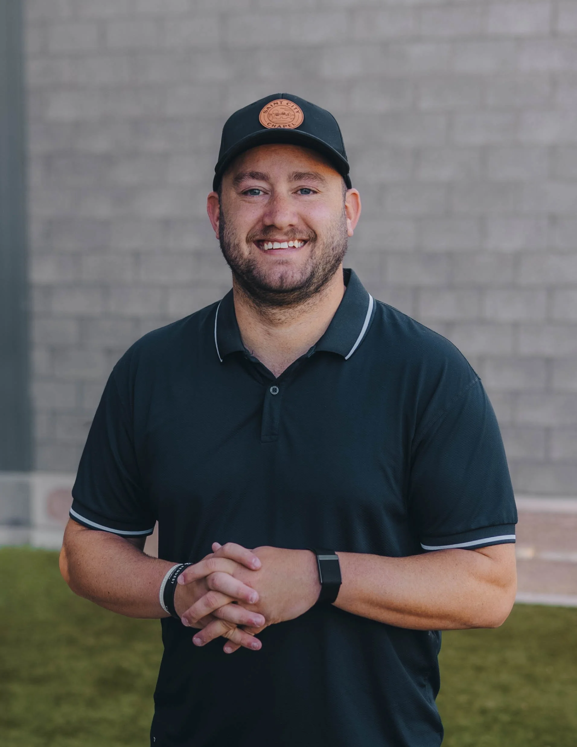 Male ministry leader in a baseball hat