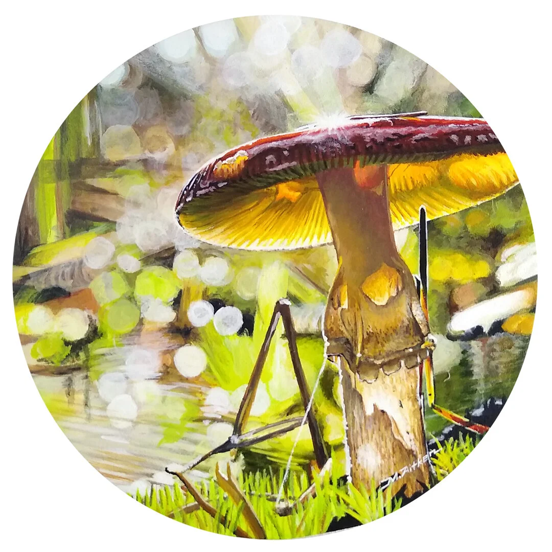 Golden Days (8.5" diameter) | SOLD
