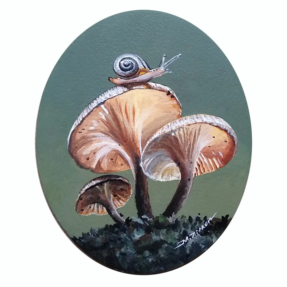 Snail's Pace (4"x5") | SOLD