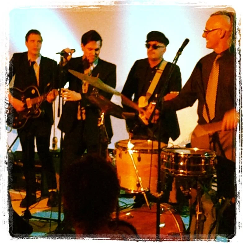 Performing Black and Gold with Sam Sparro, James Bowen and David Raven