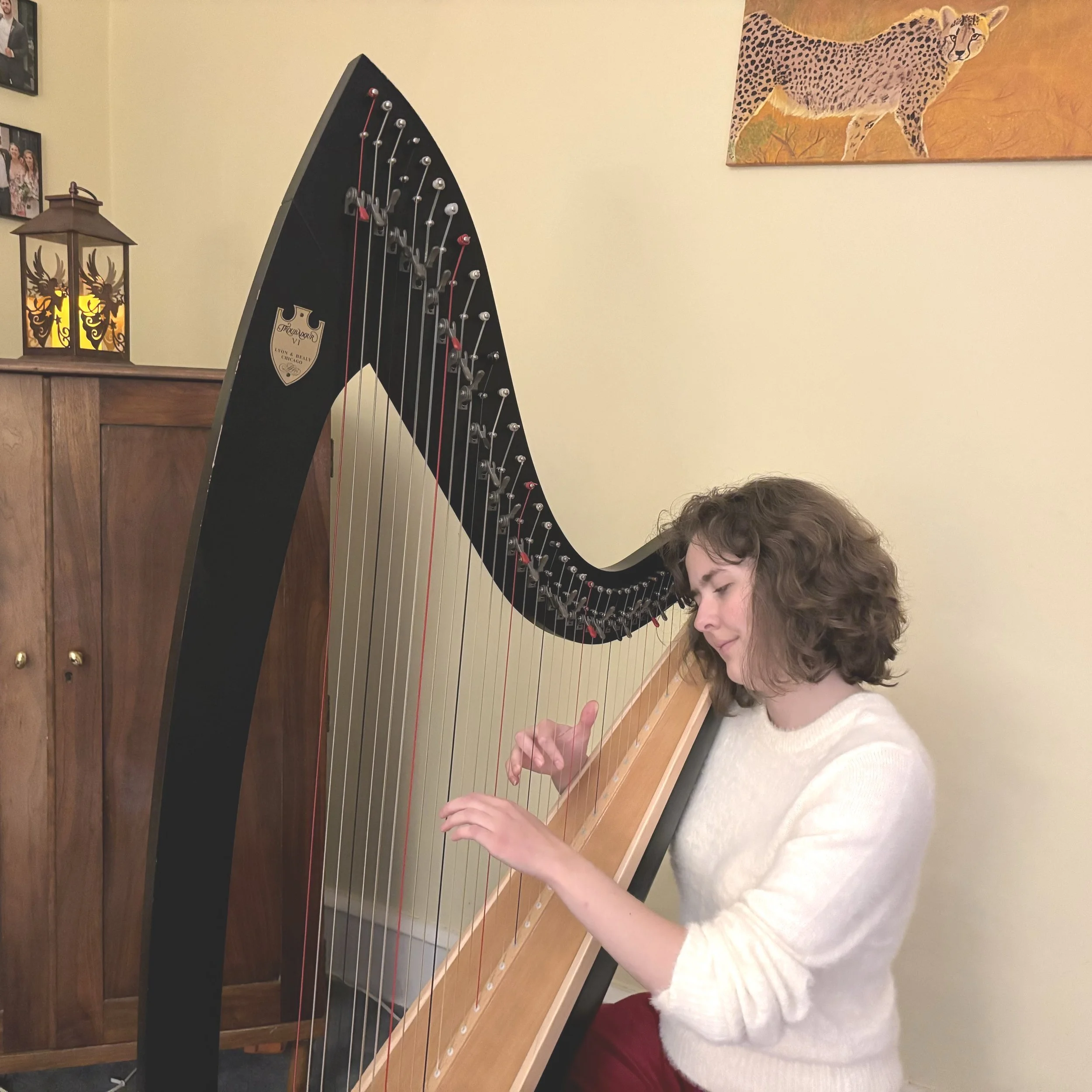 Annie will perform a FREE. Christmas Harp Concert at 1pm