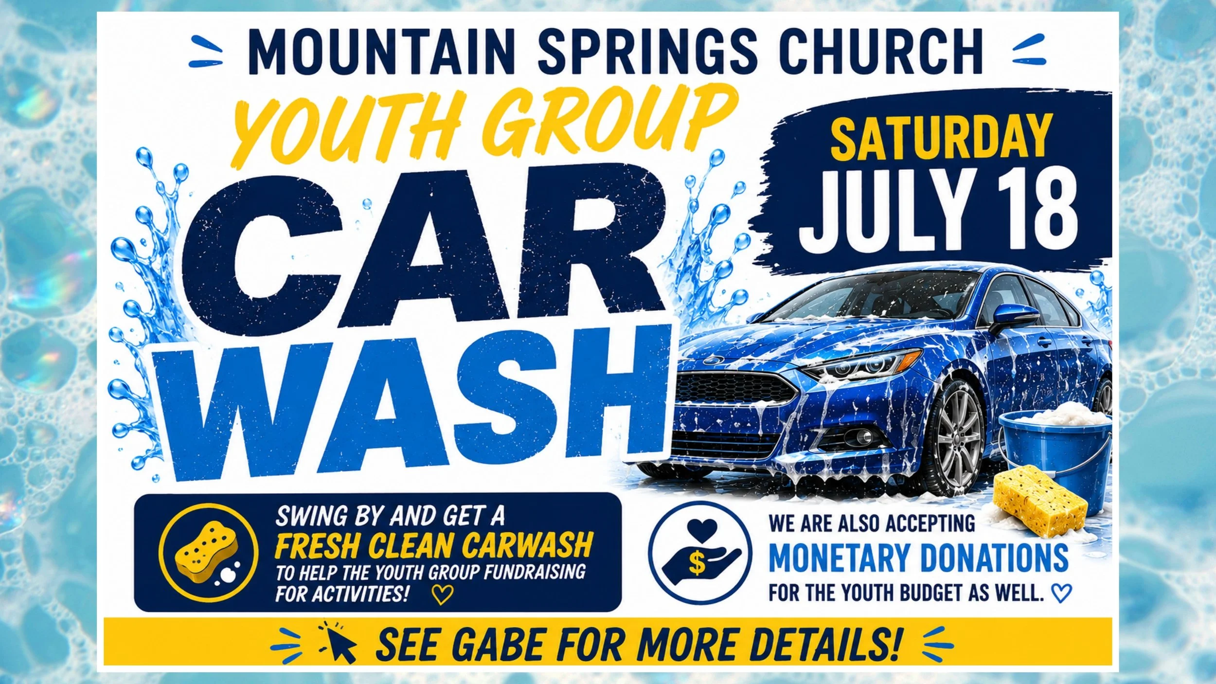 Youth Group Car Wash