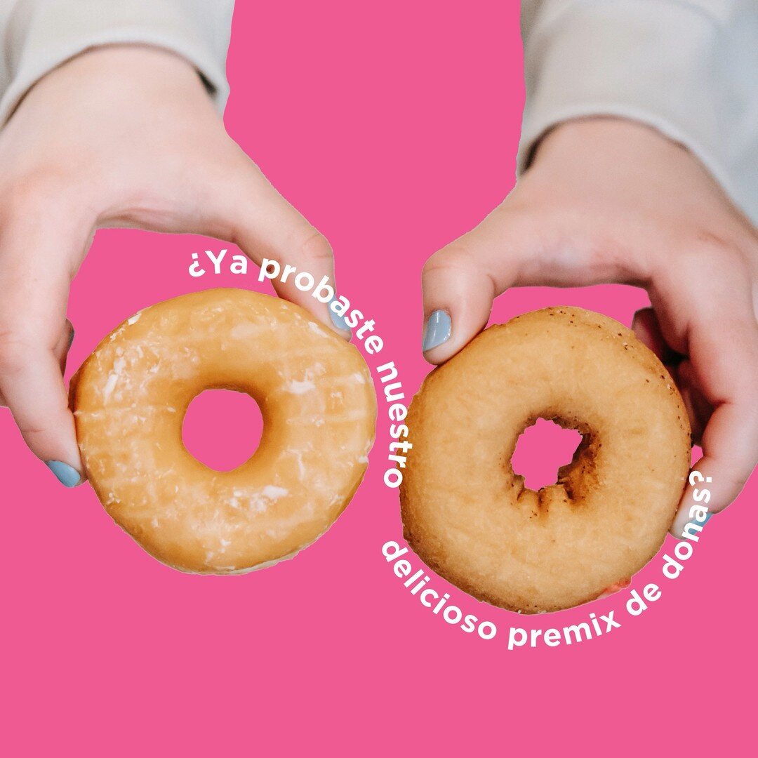 &iquest;Ya probaste nuestro delicioso premix de donas? 

Donas perfectas, redondas y deliciosas. 😋🍩 Pregunta por nuestro Base Raised Donut.