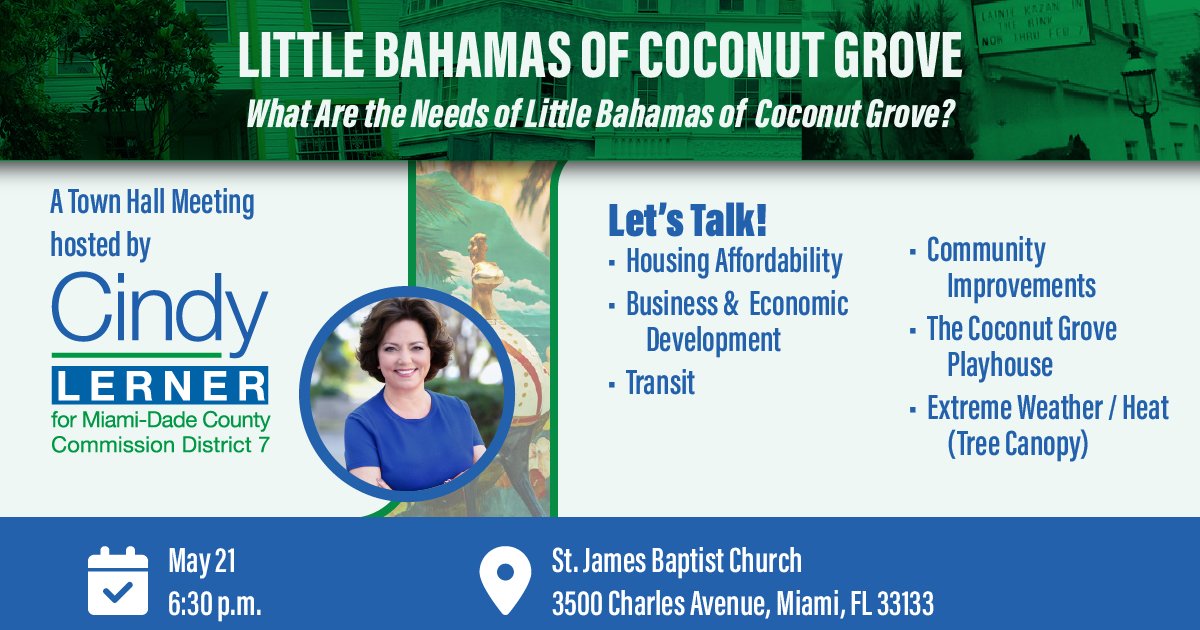 Little Bahamas of Coconut Grove Town Hall
