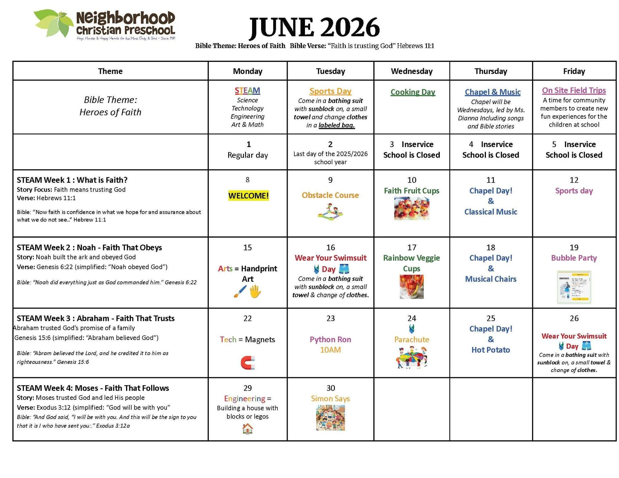 Summer at NCP is in full swing! ☀️🎉

Check out everything we have planned for June &mdash; and the fun doesn't stop there! Enroll anytime and jump right into the adventure. 🌊🎨🌿
We saved a spot just for your little one. 🙌

📍 NCP San Jose
🔗 Link