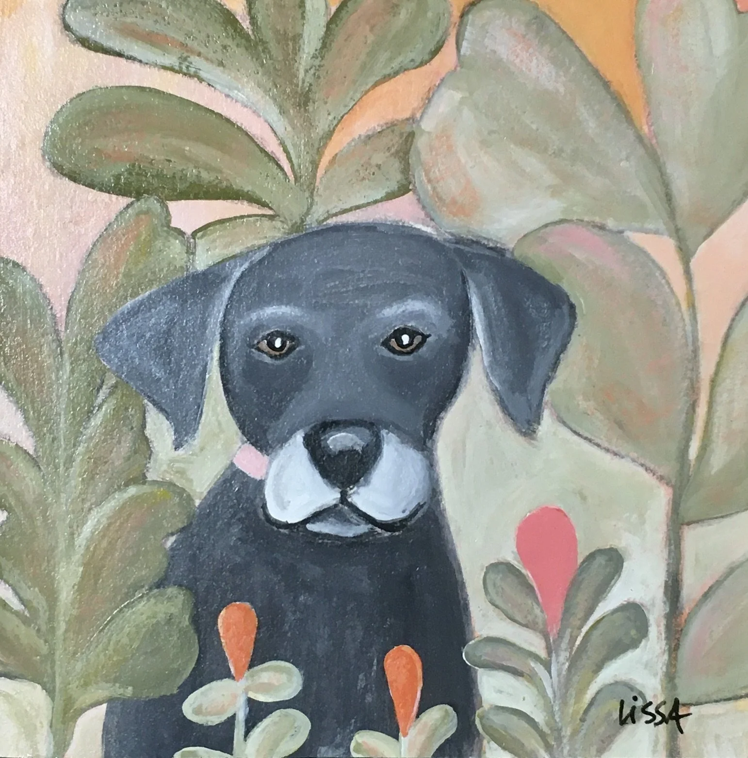 Sunset in the Garden