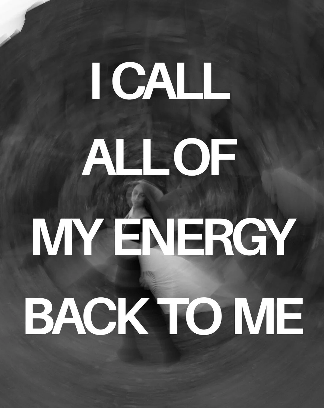 your own energy is the key to your liberation. 

it is the doorway to a sense of wellbeing not dependent on the ever-changing external world, but sourced from the richness of your own internal connection. 

when you are filled with your own energy, t