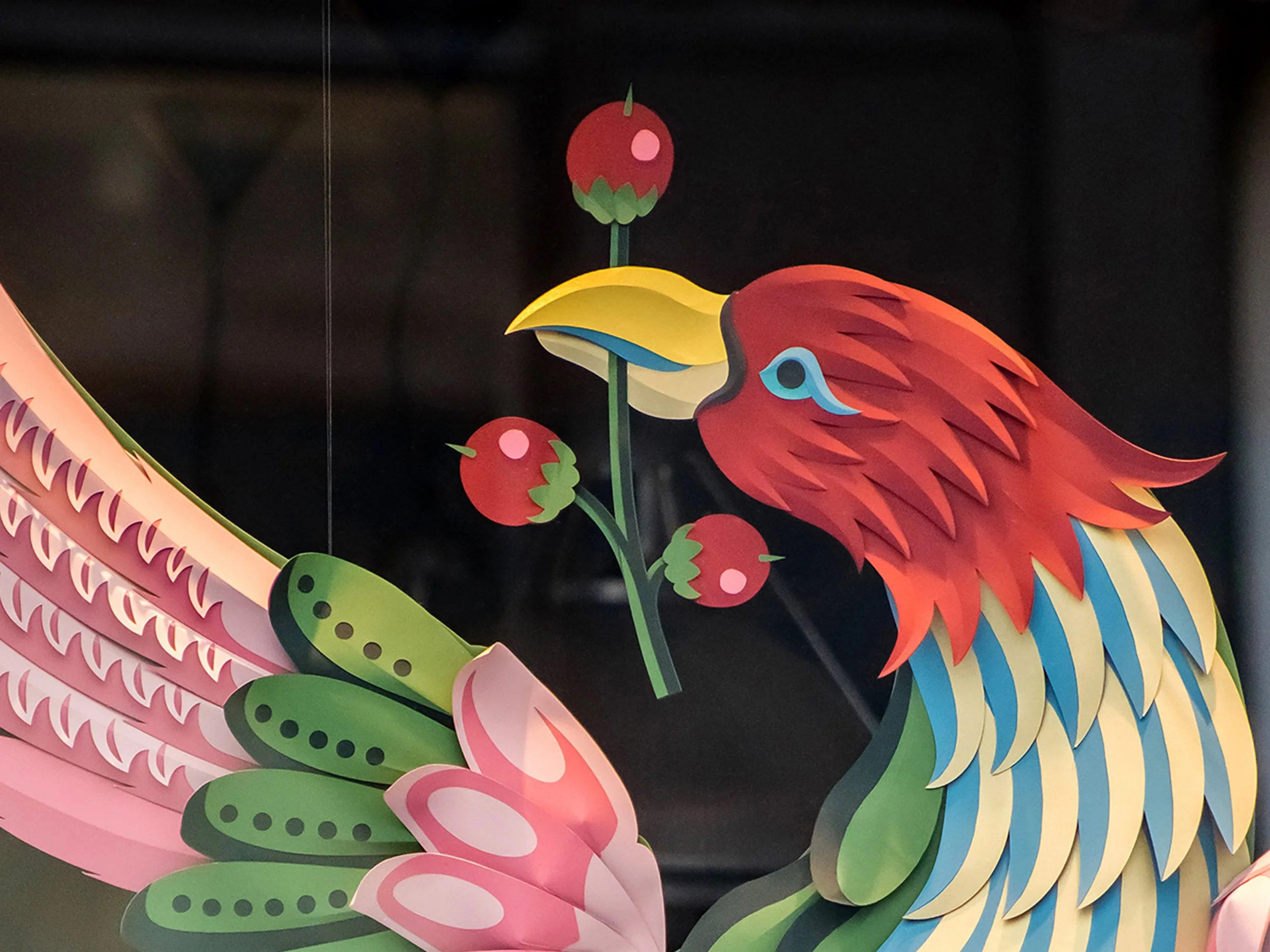 Little Greene<br> − <br>Bird of Paradise Window Display