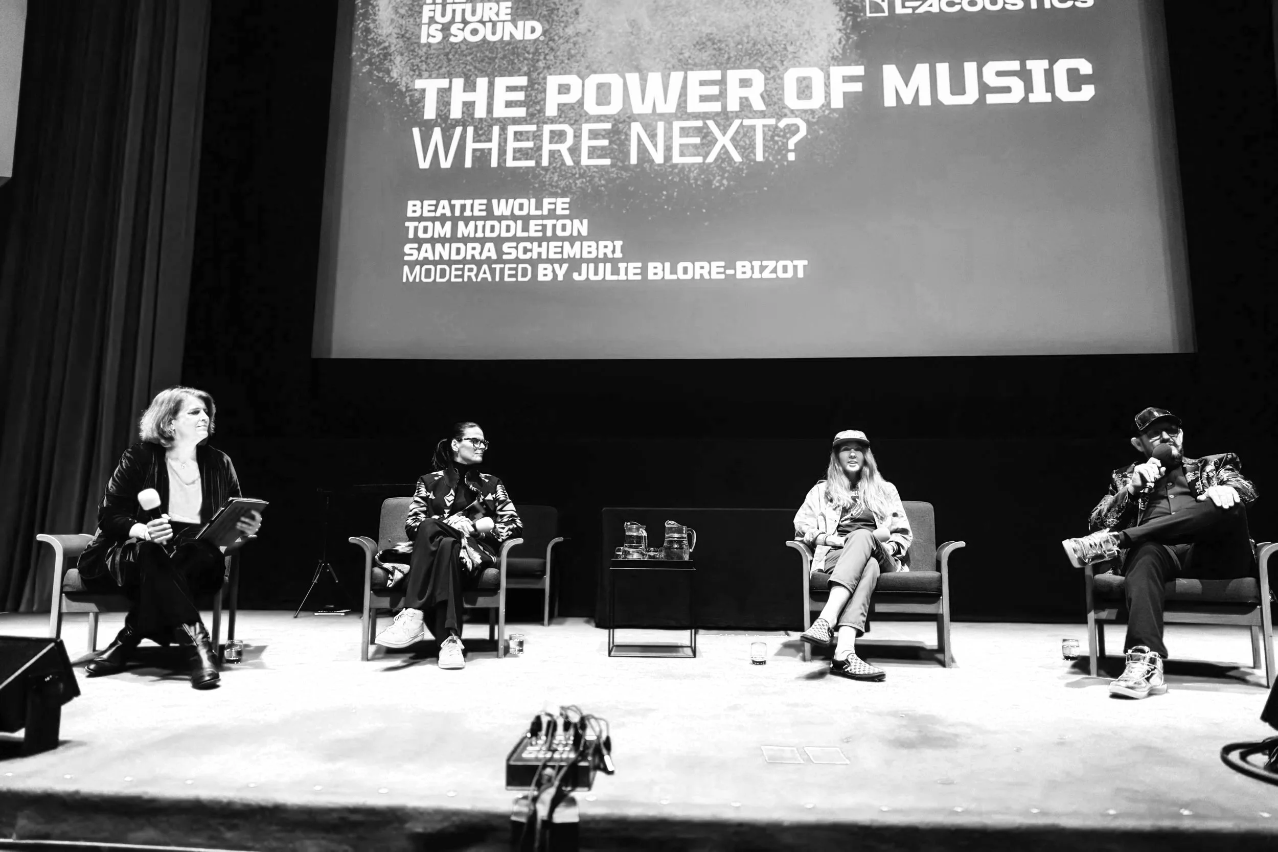 THE POWER OF MUSIC - WHERE NEXT? Featuring Beatie Wolfe, Tom Middleton, and Sandra Schembri, moderated by Julie Blore-Bizot