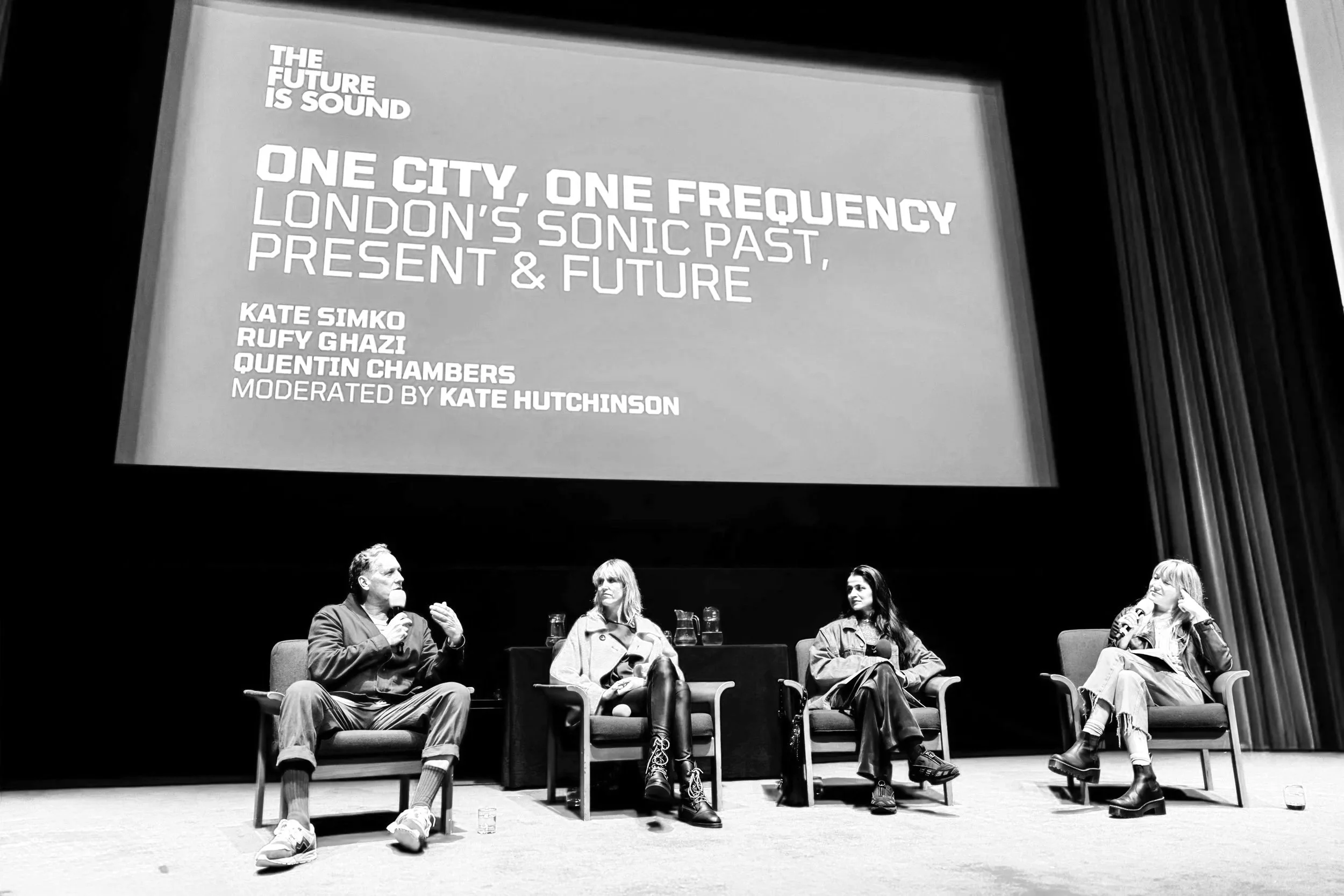The Future is Sound: 'One City, One Frequency - London's Sonic Past, Present & Future' Featuring Kate Simko, Rufy Ghazi, Quentin Chambers, moderated by Kate Hutchinson. 