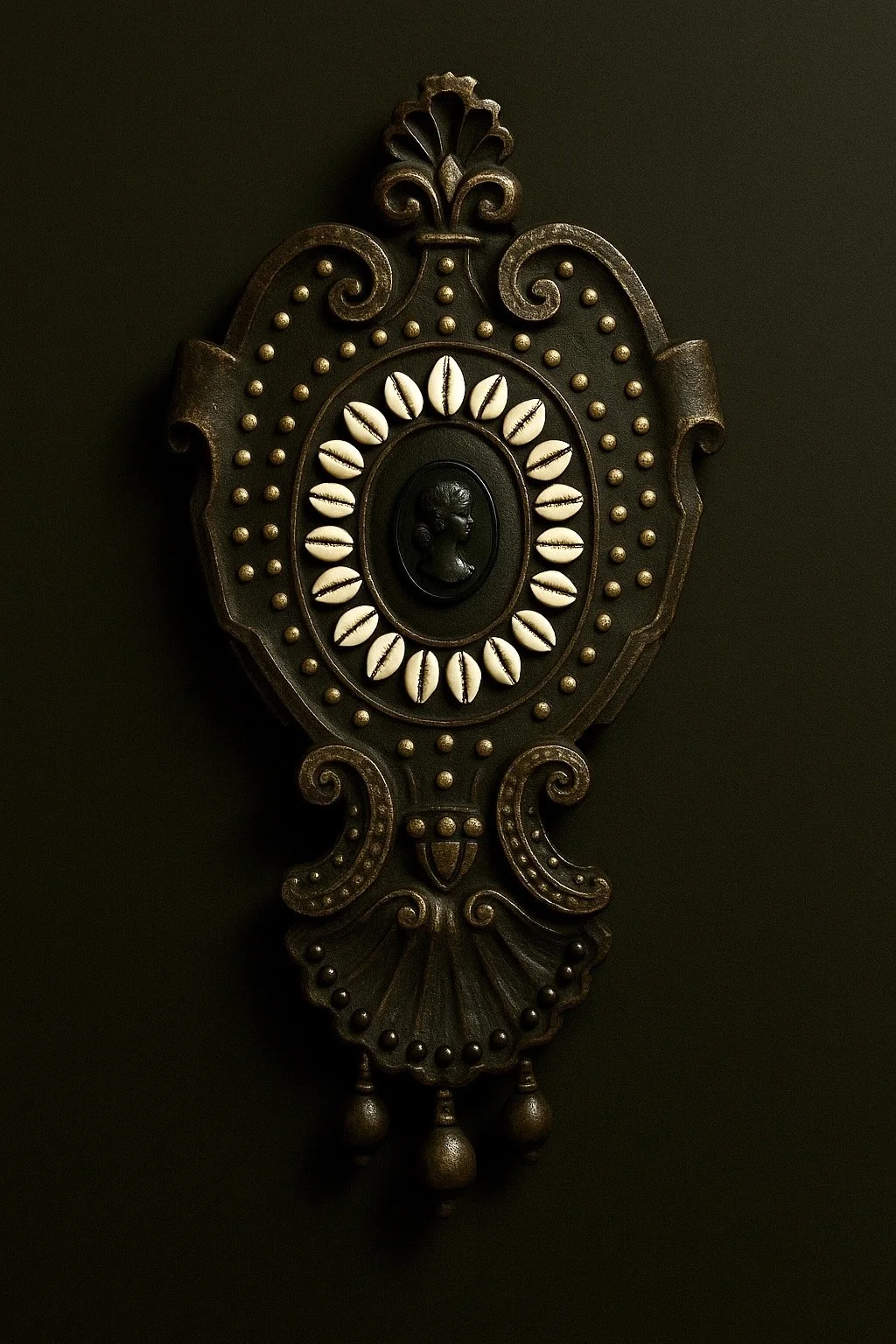 Cowrie Mourning Shield