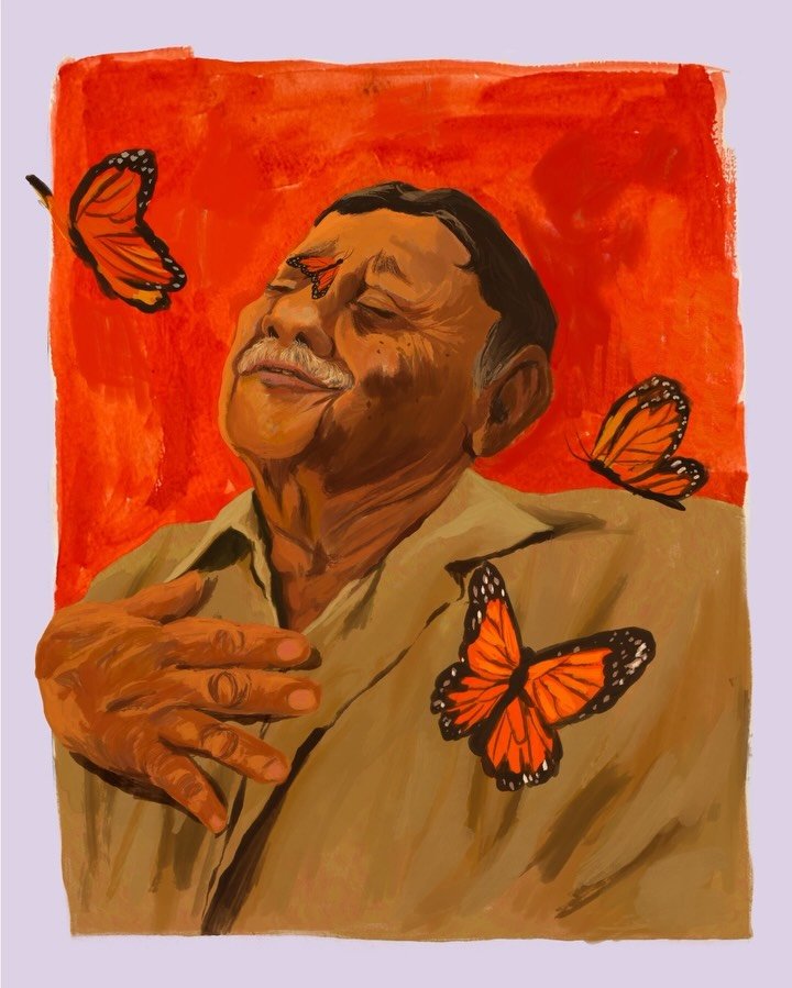 As soon as I saw @bravocado._ &lsquo;s series of photos, &ldquo;Immigration is Sacred&rdquo; I knew I would have to paint it.

Made in @procreate Dreams.