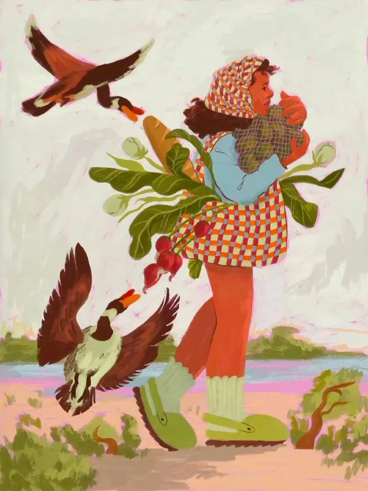 It&rsquo;s finally starting to look and feel like spring, and I couldn&rsquo;t be happier. 

Big tote. Fresh produce. Shorts with a long sleeve. This is what we do it for.

Nevermind that last week we had a thunderstorm, snow, and tornado warnings al