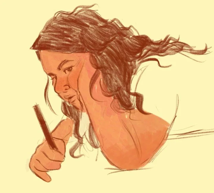 New scribbly self-portrait + intro ✏️✨

Hi, I&rsquo;m Arianna. An illustrator + designer who&rsquo;s endlessly inspired by stories, culture, texture, and making things by hand. I create narrative illustrations shaped by my love for everyday moments.
