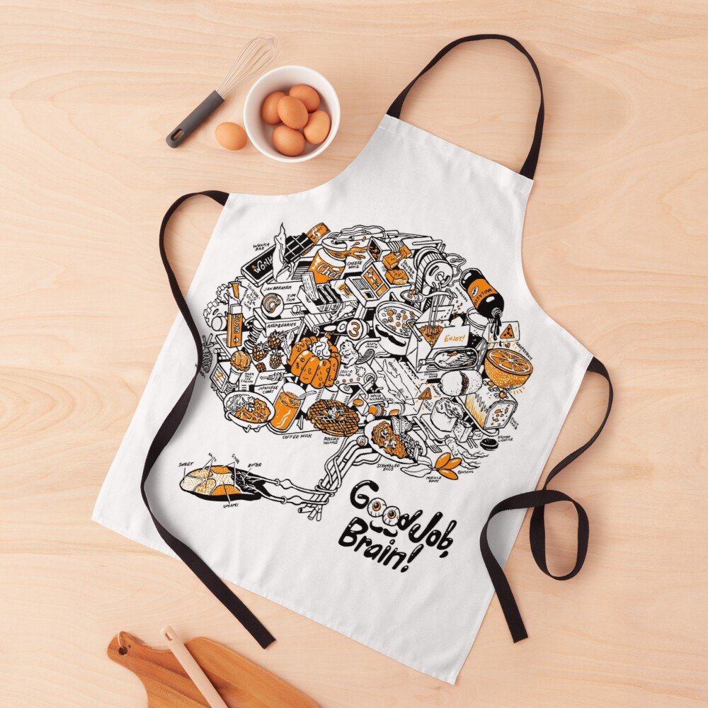 Brain Food Apron