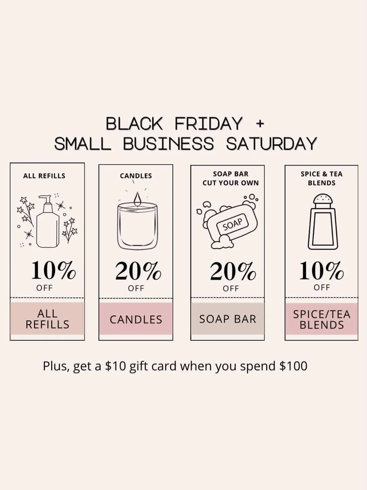 🗣️ GET THOSE BOTTLES READY 🗣️

Free mimosas Friday + Saturday while you shop. 

Bring a friend. Support small businesses this weekend. Love ya 👍