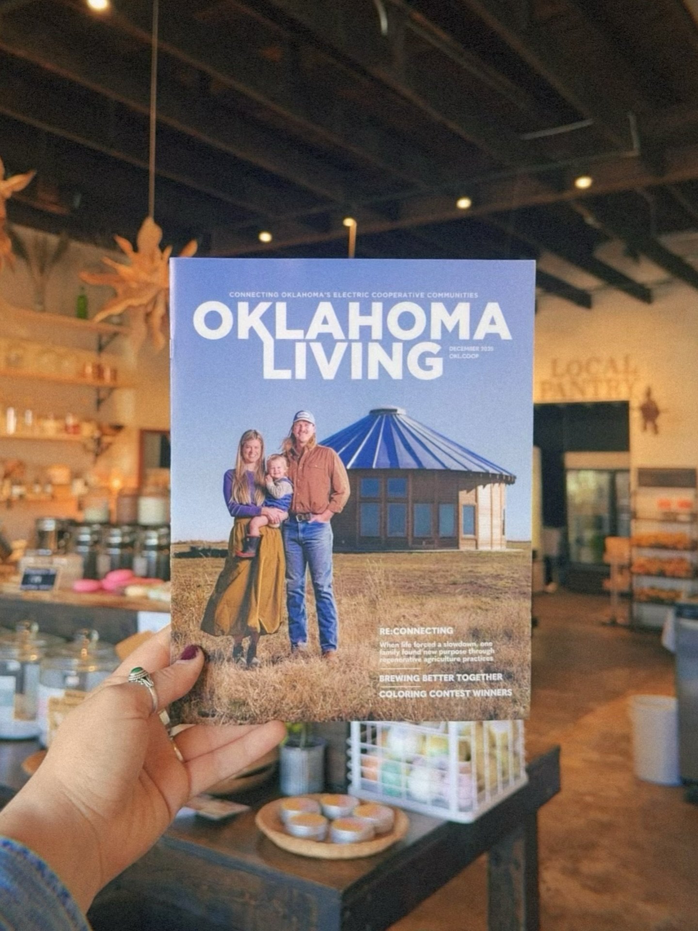 Did you catch this month&rsquo;s Oklahoma Living Magazine? The cover features our very own Kacie, Zach, and Sylvie Jo! If you haven&rsquo;t gotten the chance to learn more about Re:Supply and Re:Farm, swing by our Norman location to grab a copy and r