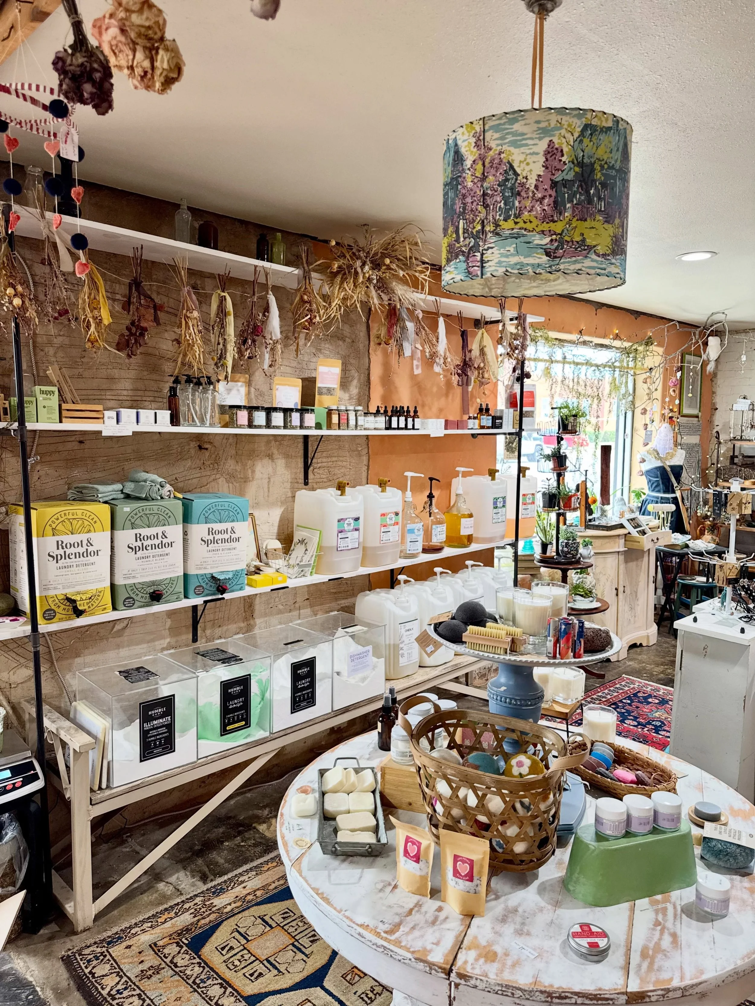 Our little corner inside @magpiecollectivewf brings us so much joy. 

While we try to keep all your favorite refill staples stocked, we know some of you still miss a few treasures from our larger storefront days. The good news? Many of those items ar