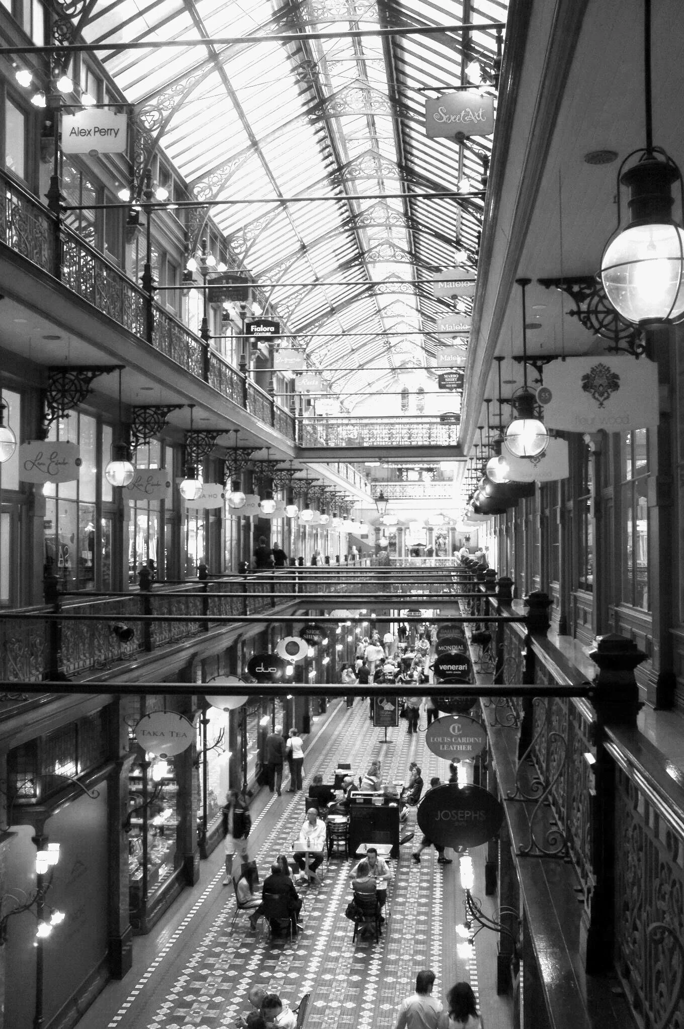 Old building meets new shopping