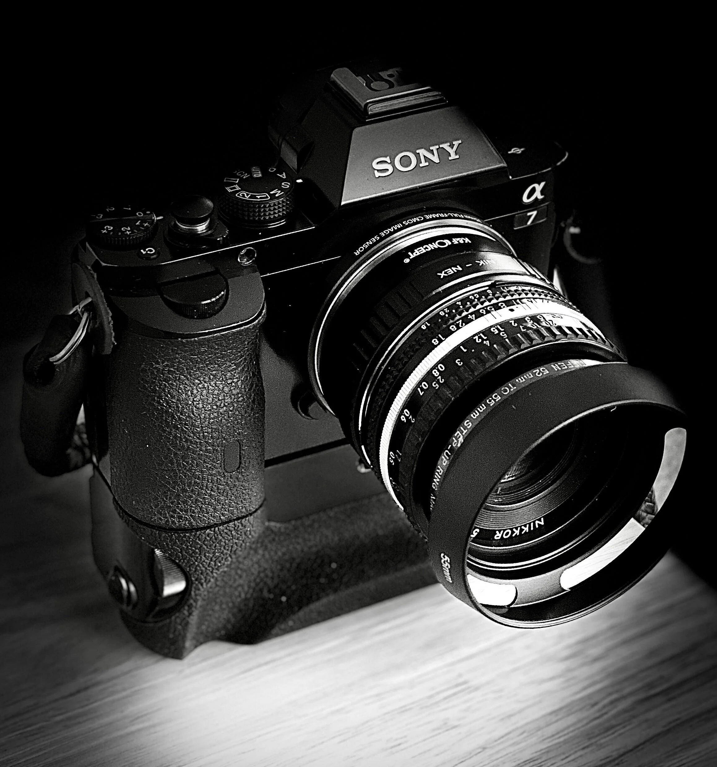 Alpha A7 with Vintage Nikon nikkor 50 f1.8 lens