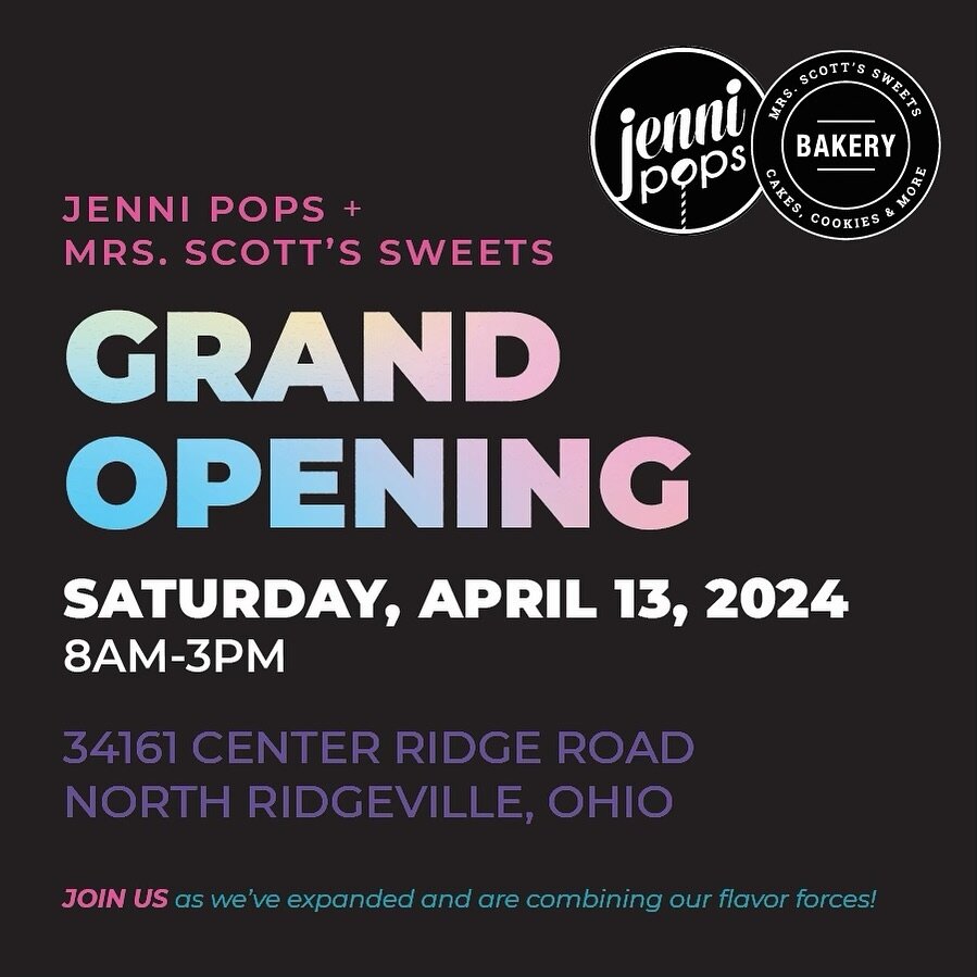 Alright stop, collaborate and listen👇🎶

Bigger. Better. Stronger Together. 

We&rsquo;ve expanded our existing bakery space, and are teaming up with the best in the business; combining flavor forces, bringing you twice the YUM!

While we are still 