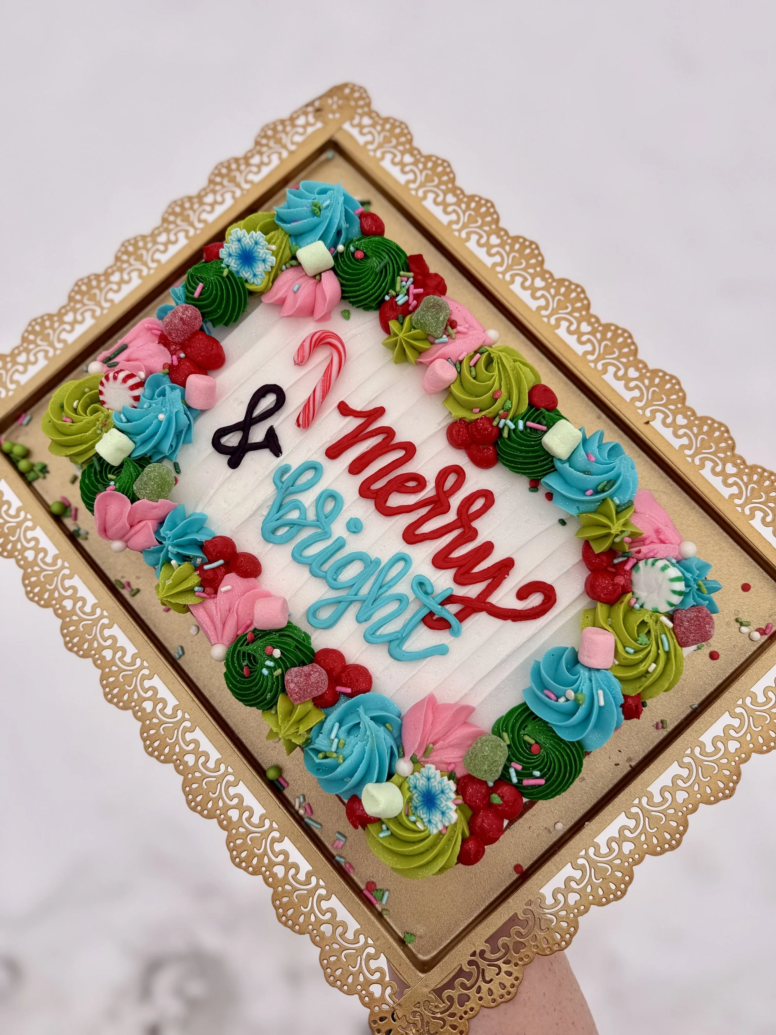 Quarter Sheet Red Velvet Cake Bars