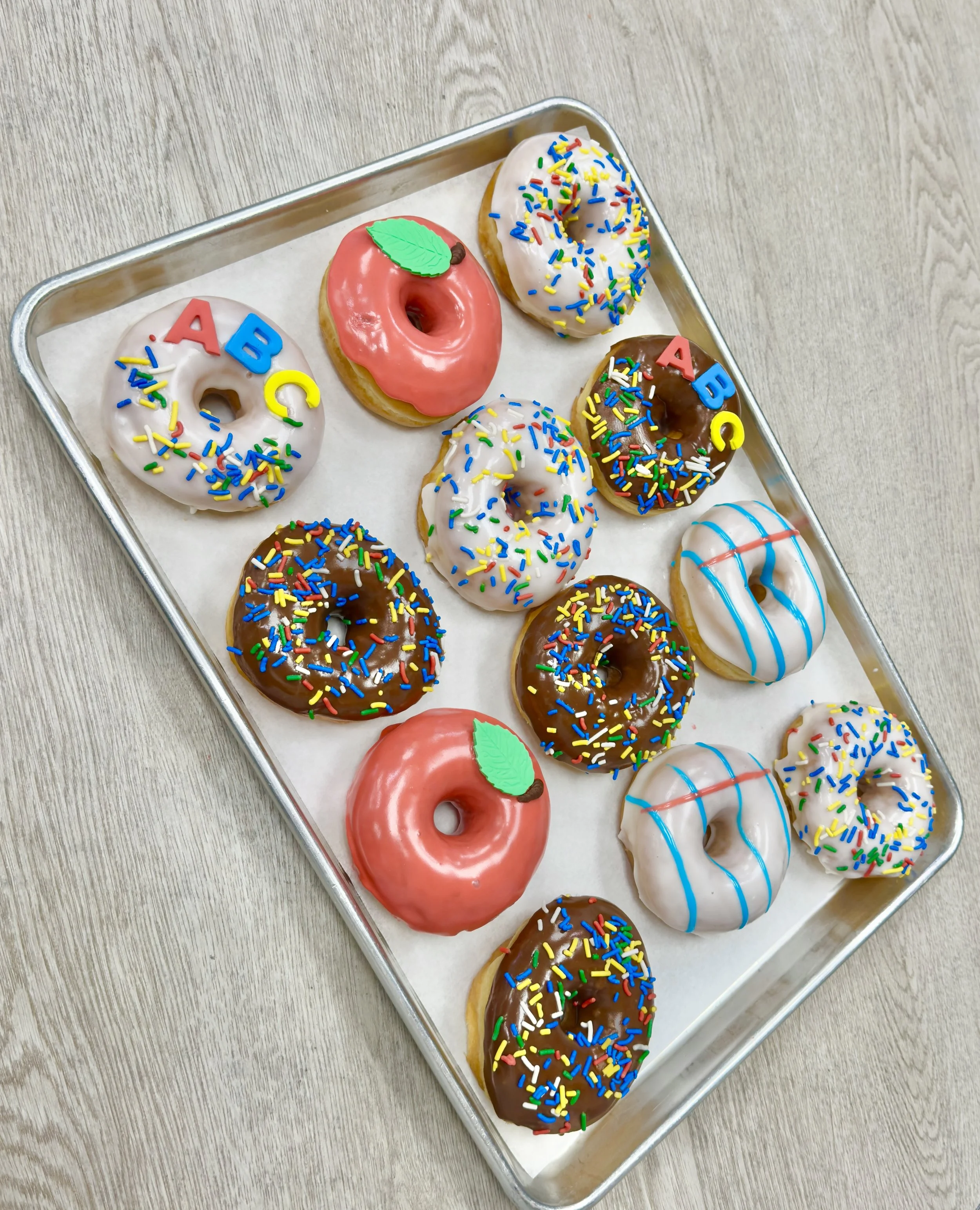 Back To School Donuts