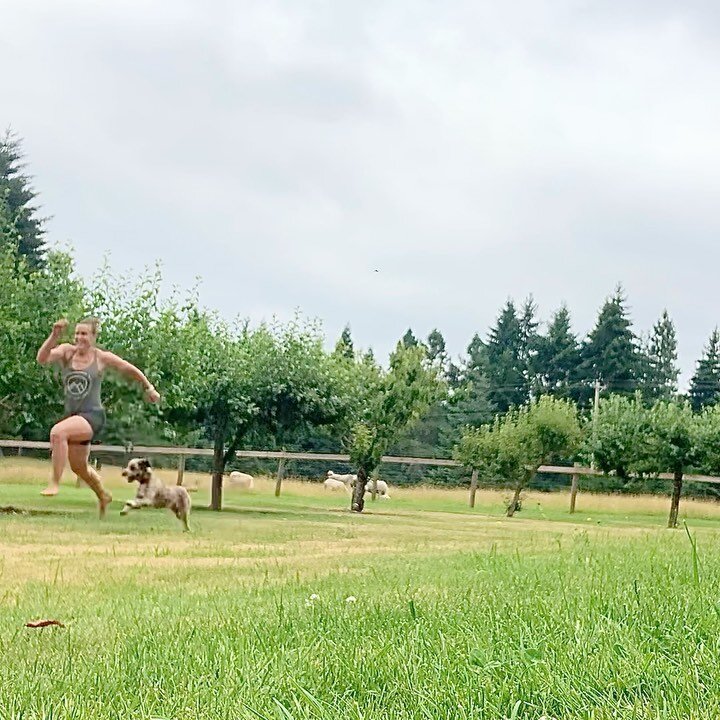 🏃🏻&zwj;♀️Ditch the equipment and run free!🤸🏻&zwj;♀️

👣 Bonus points if you also run barefoot!

🔢 How many different ways can you get yourself from one end of your yard (or the park) to the other?

👯&zwj;♀️ The options increase dramatically if 