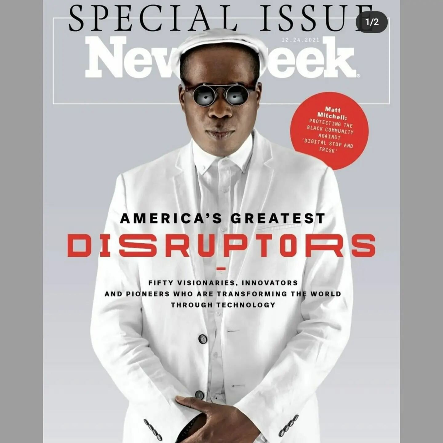 CryptoHarlem &amp; founder @geminiimatt profiled in the December 2021 issue of Newsweek. Named one of 50, &quot;Disruptors&quot;, Newsweek's inaugural list of 50 visionaries, innovators and pioneers who are transforming the world through technology.