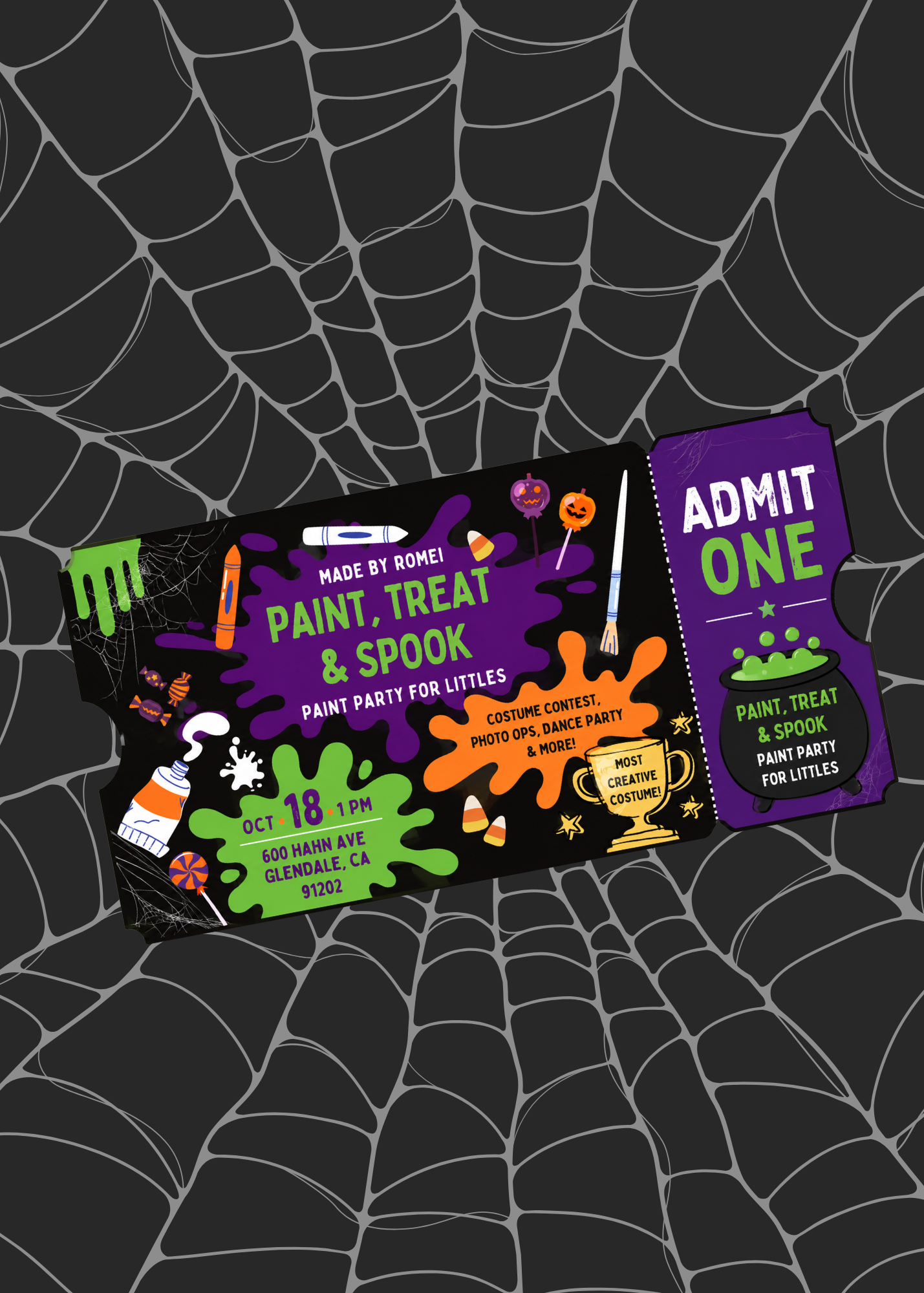 Paint, Treat & Spook!