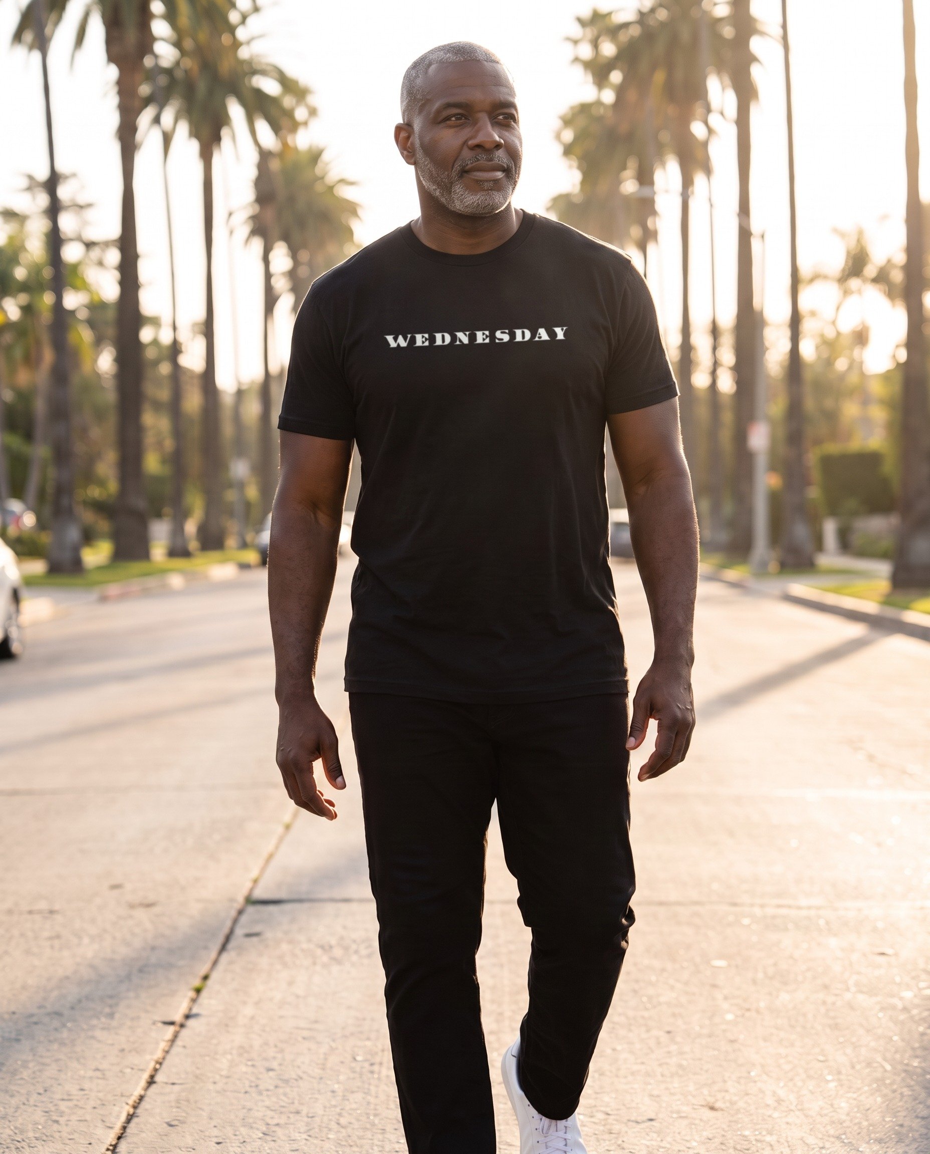 made-medical-wednesday-unisex-tee-on-model-1.jpg