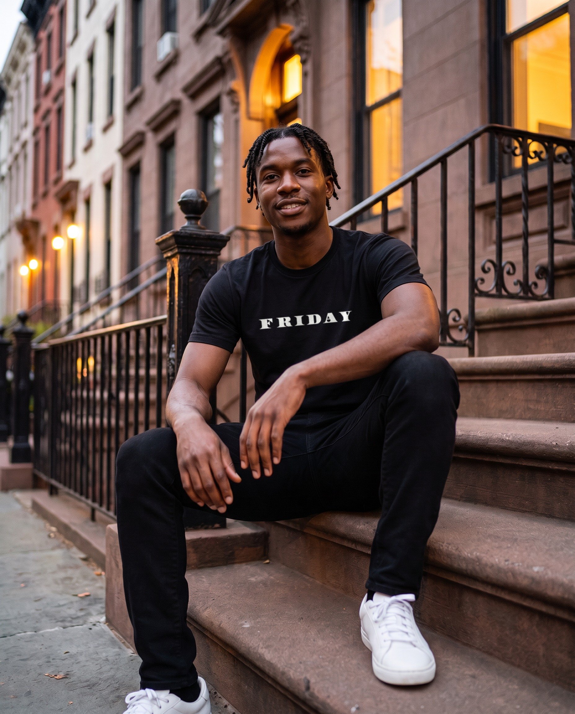 made-medical-friday-unisex-tee-on-model-1.jpg