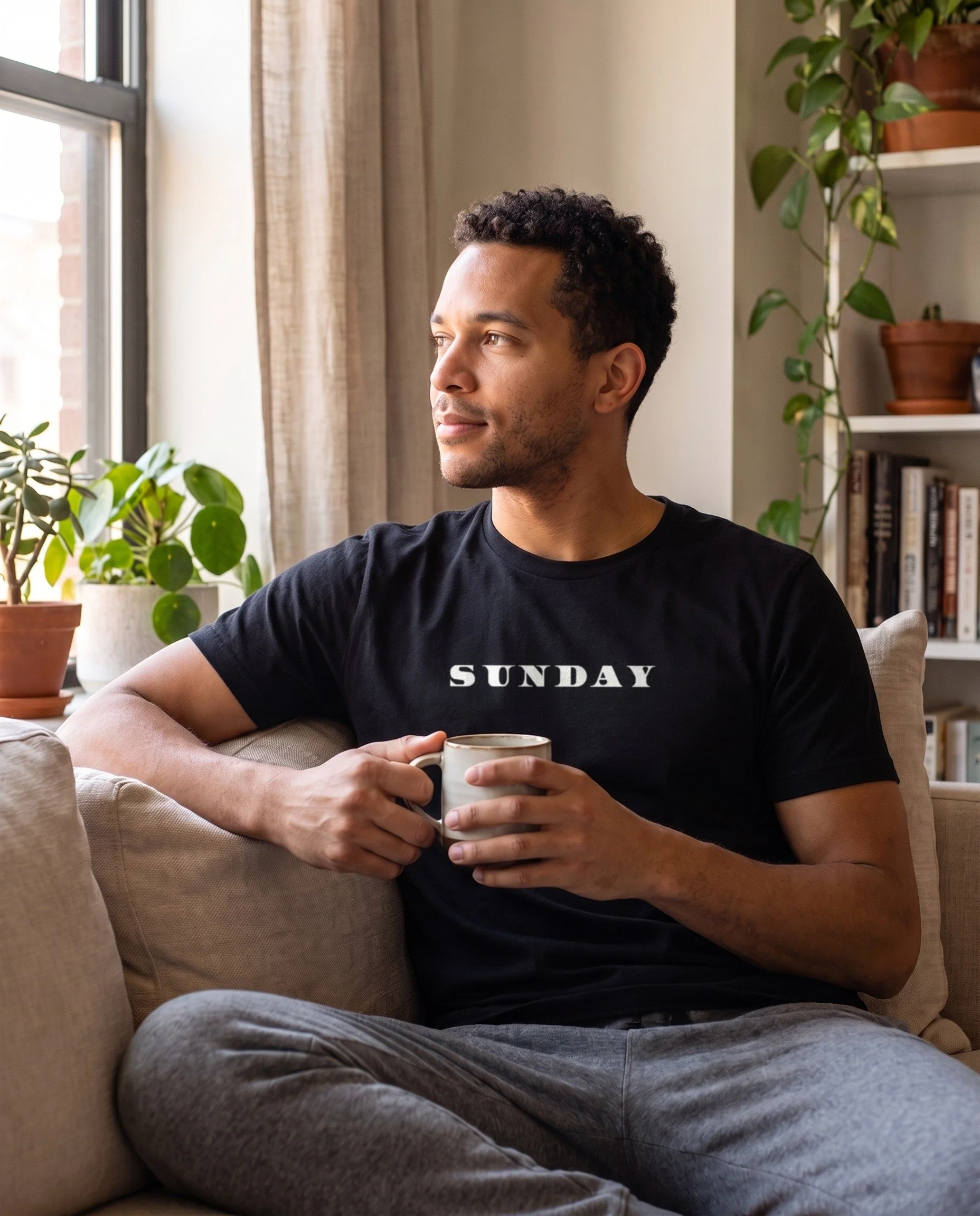 made-medical-sunday-unisex-tee-on-model-1.jpg