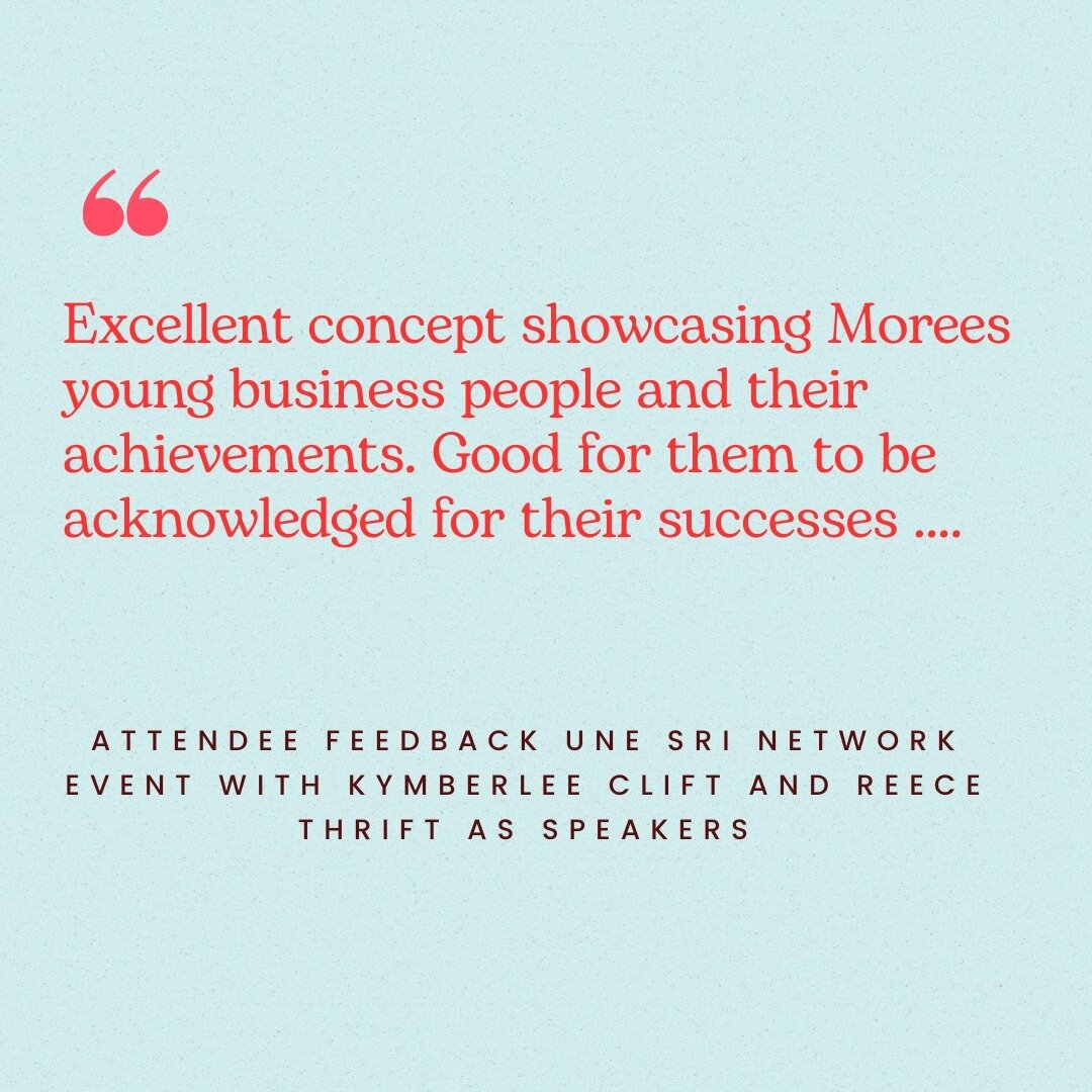 Moree meet up feedback with young entrepreneur guest speakers Kymberlee Clift and Reece Thrift.
@MPSC @socialcohouse @kymboslice_94 @reecethrift_10 @bubblenkickswimschool @thriftvegetationmanagement