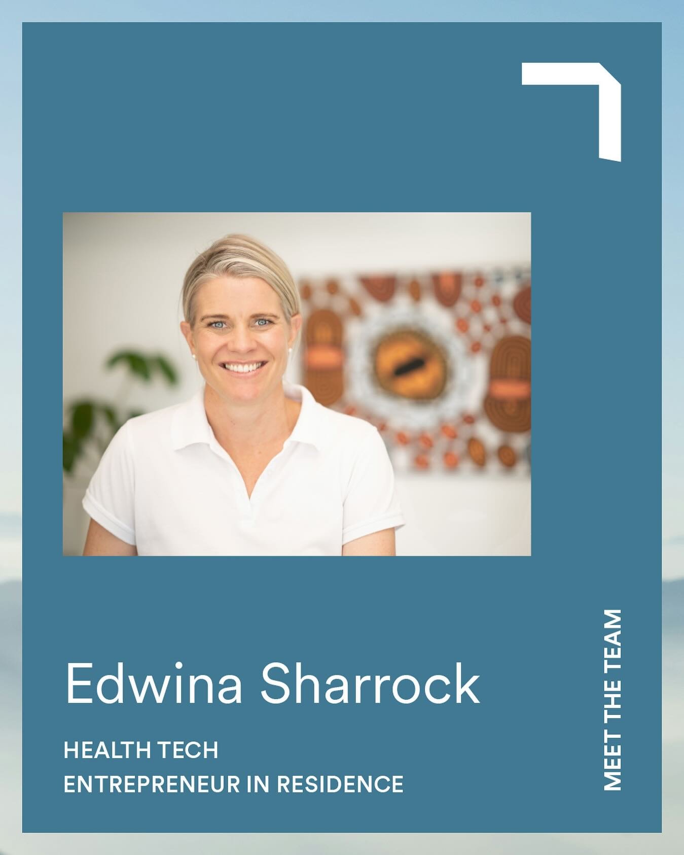 MEET THE TEAM

Next off in our Meet the Team series, we have @edwinasharrock !

Take it away, Ed&hellip;

👋Name: Edwina Sharrock

👩&zwj;💼 Role: Health Tech Entrepreneur In Residence

🤔 Great title! Could you tell us what your role actually involv