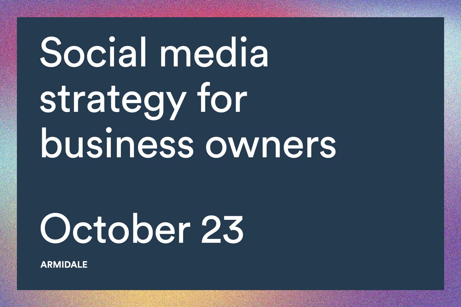 Social media strategy for business owners