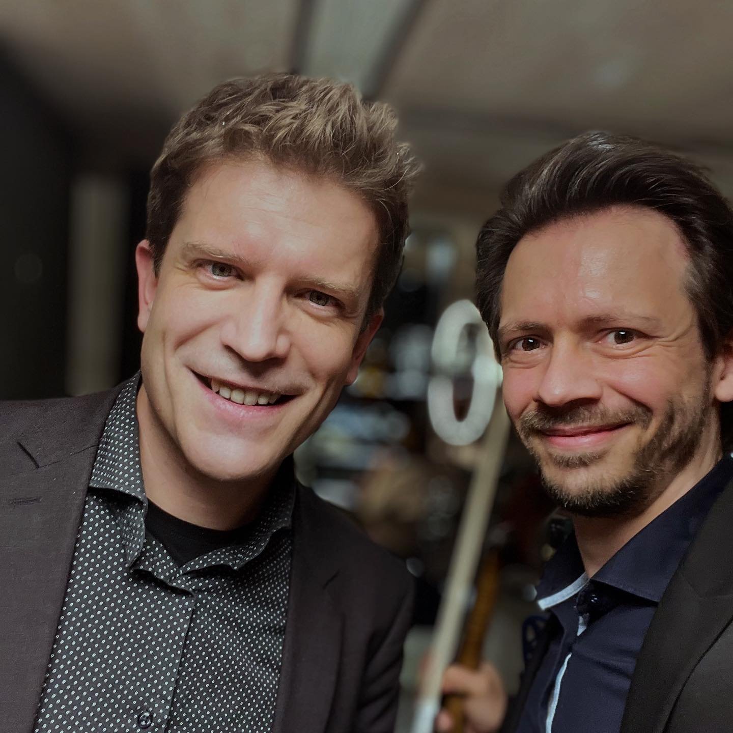 Great times with my friend and colleague @francesco_negrini from @stellamusikhochschule after concert 🎵 in Dornbirn.