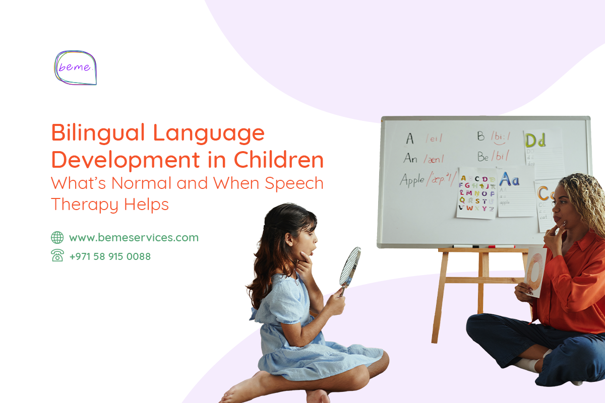 Bilingual language development in children: What's normal and when speech therapy helps