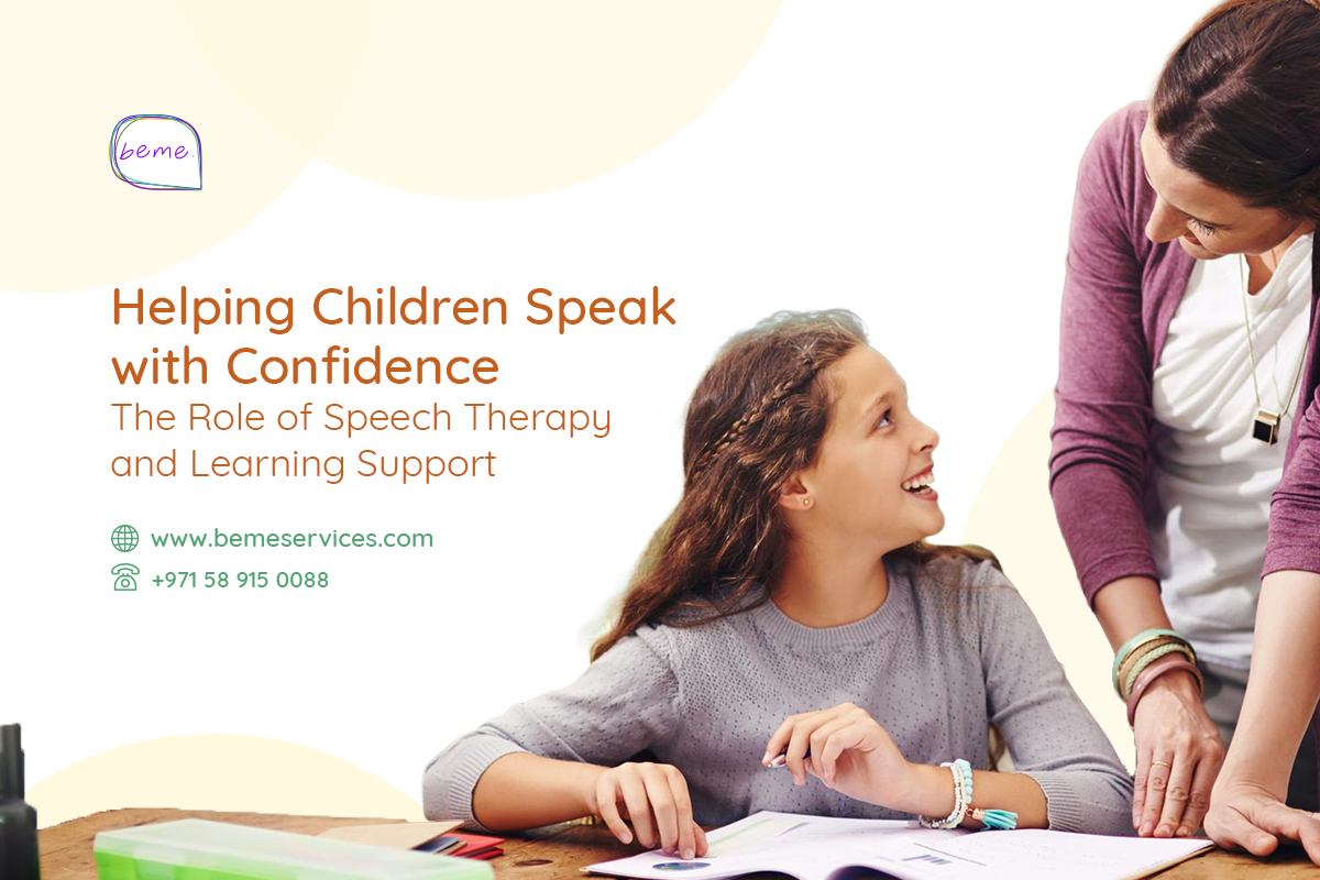 Helping Children Speak with Confidence: The Role of Speech Therapy and Learning Support