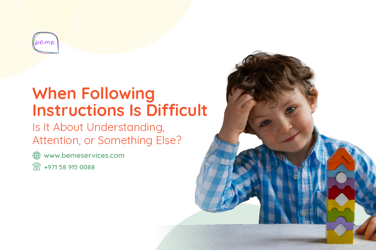 When Following Instructions Is Difficult: Is It About Understanding, Attention, or Something Else?