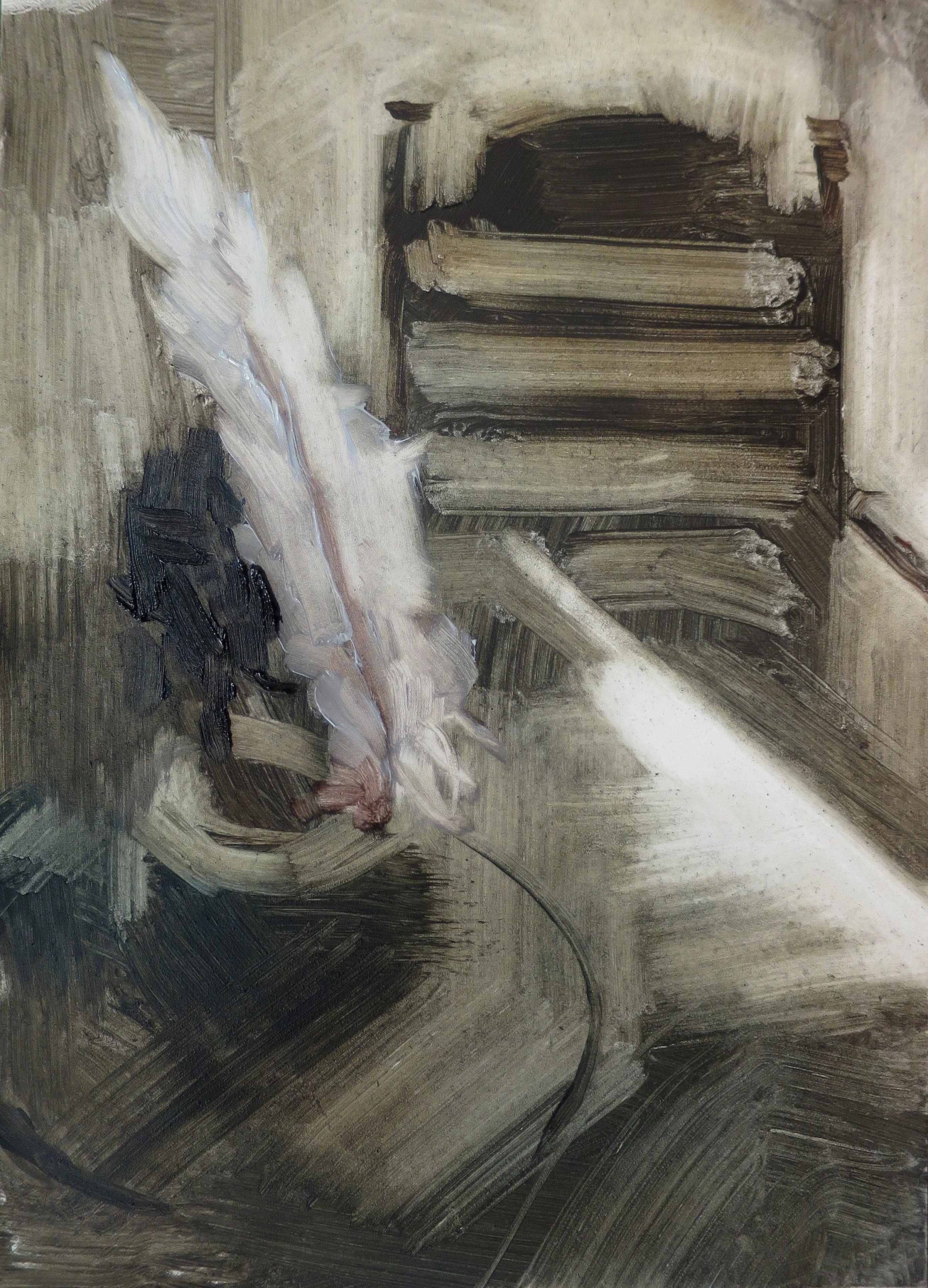 Dr Johnson’s House (table)
2024
Oil on board
17.5 x 12.5 cm
Courtesy the artist and MARS Gallery