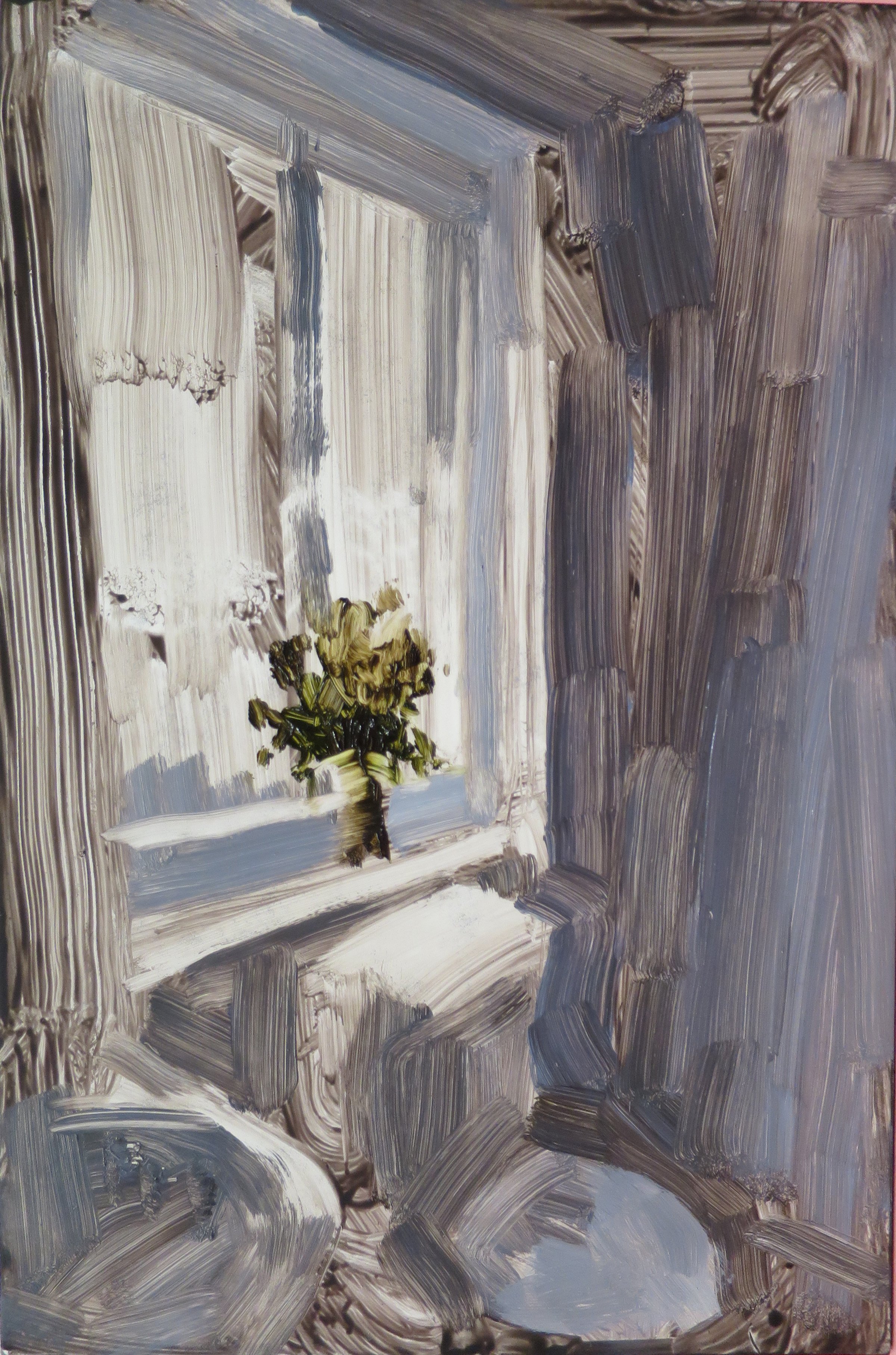 Kettle’s Yard (bathroom)
2024
Oil on board
22.8 x 15cm
Courtesy the artist and MARS Gallery