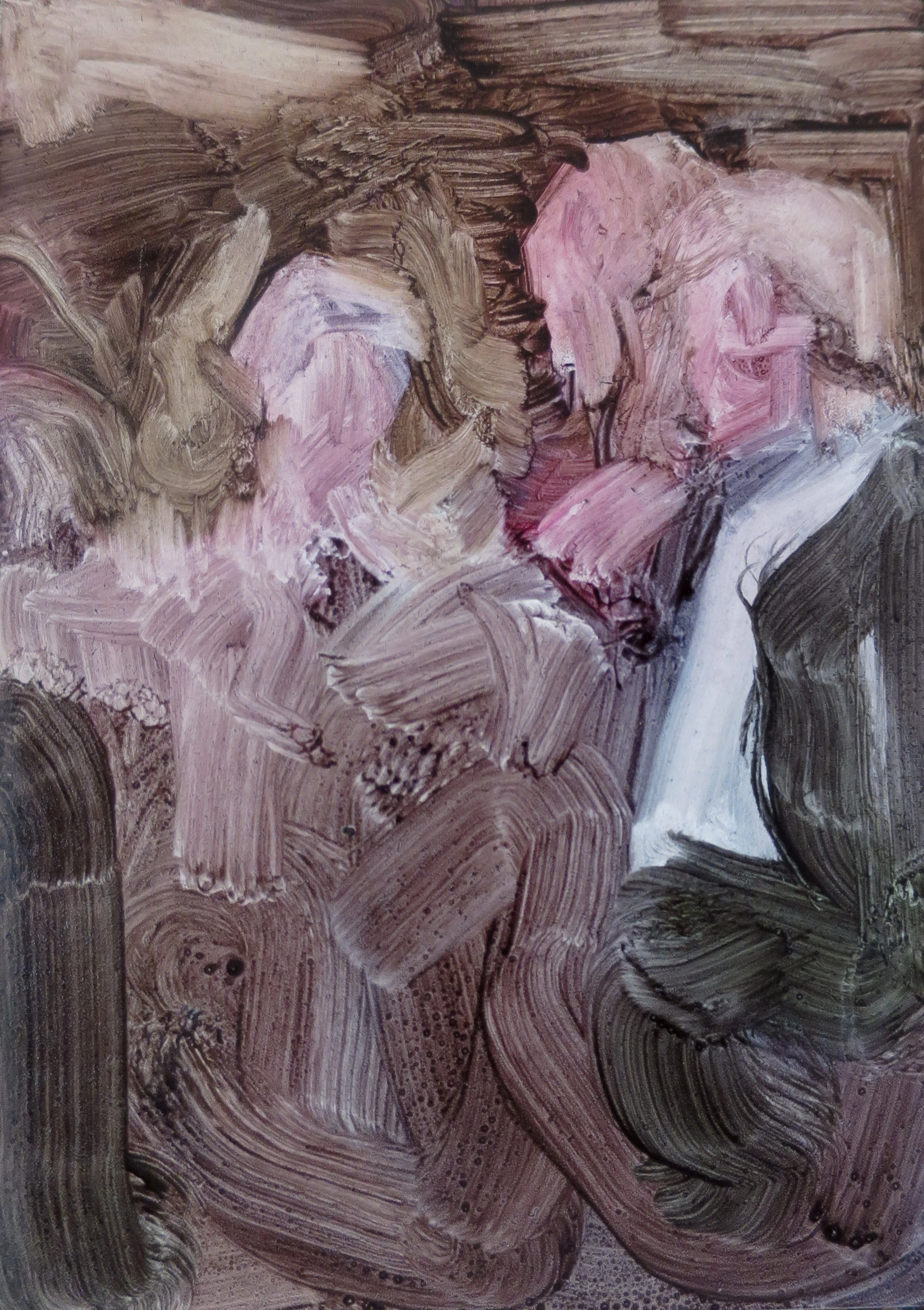 Trio of toys #2, 2025
oil on board, framed in Tasmanian oak
17.5 x 12.5cm