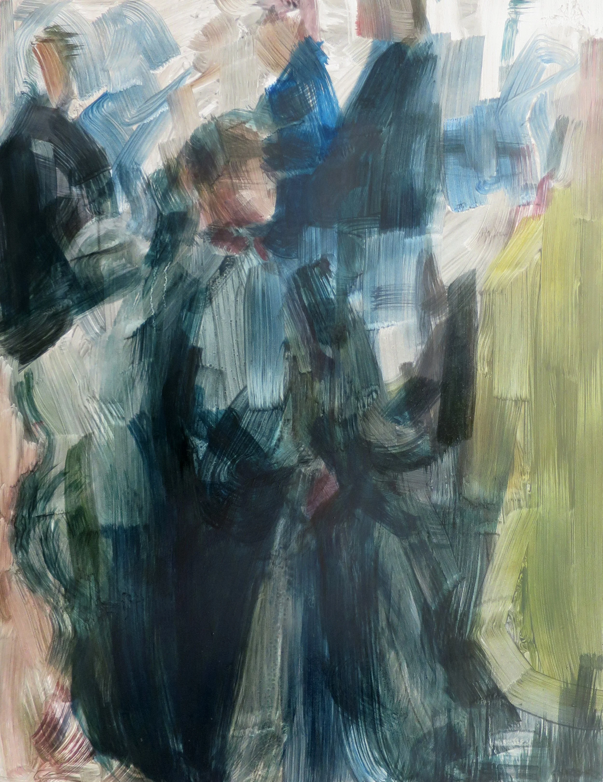 A porcelain doll #1, 2025
oil on board, framed in Tasmanian oak
40.5 x 30cm