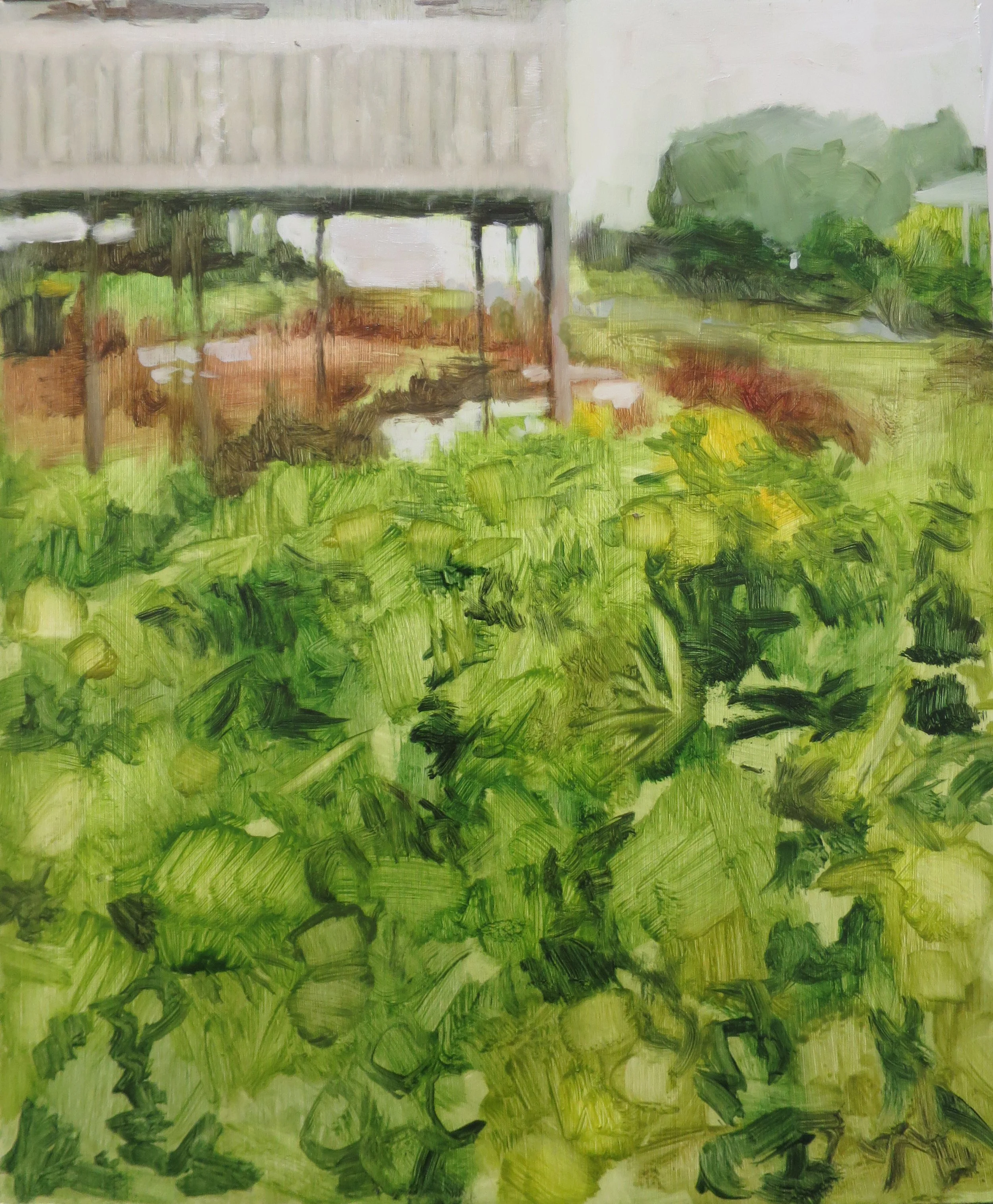 Tall boy 2022, oil on board, 30 x 25cm