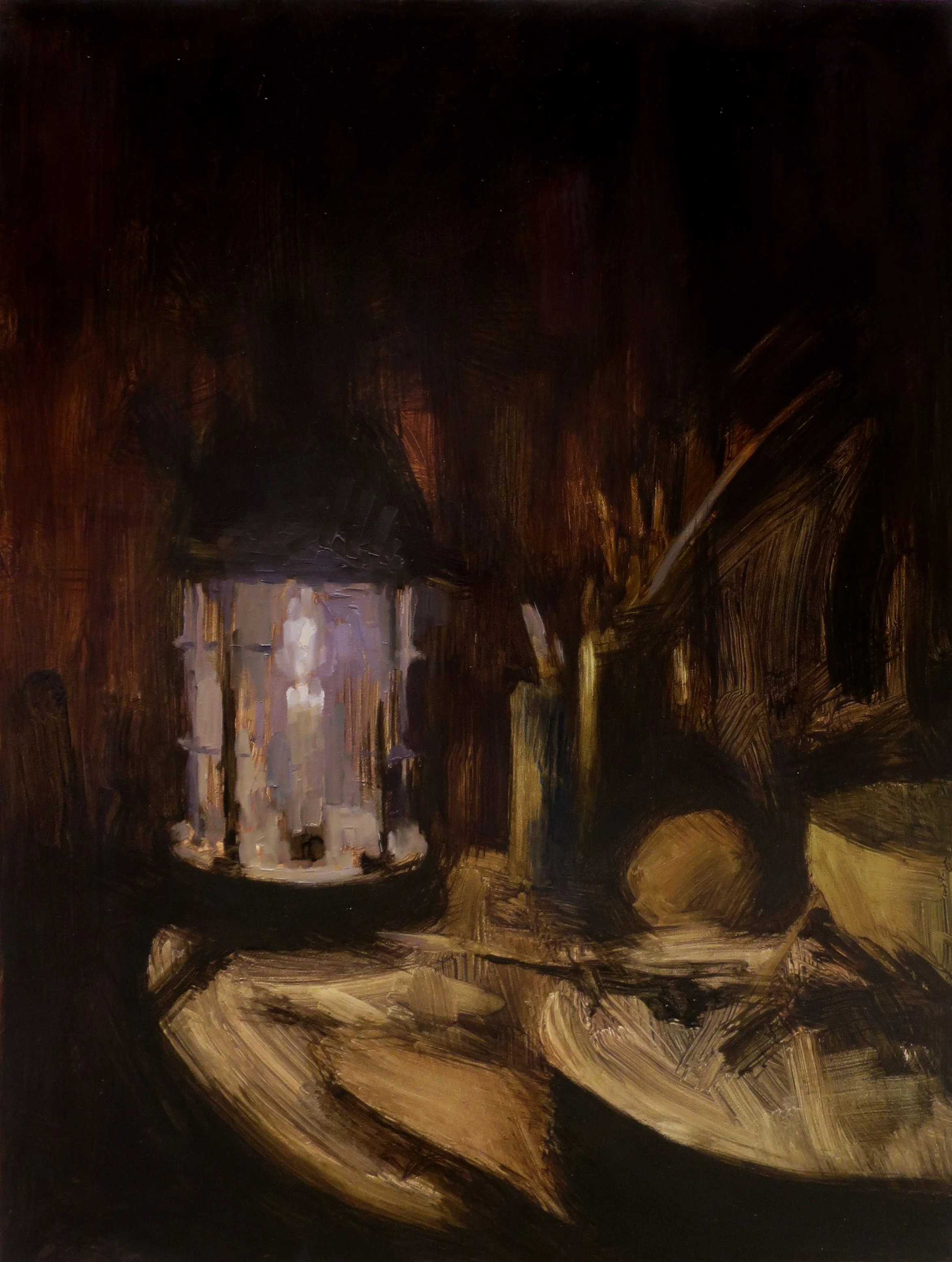 Dennis Severs’ House (table)
2023
Oil on board
40.5 x 30.5cm
Courtesy the artist and MARS Gallery