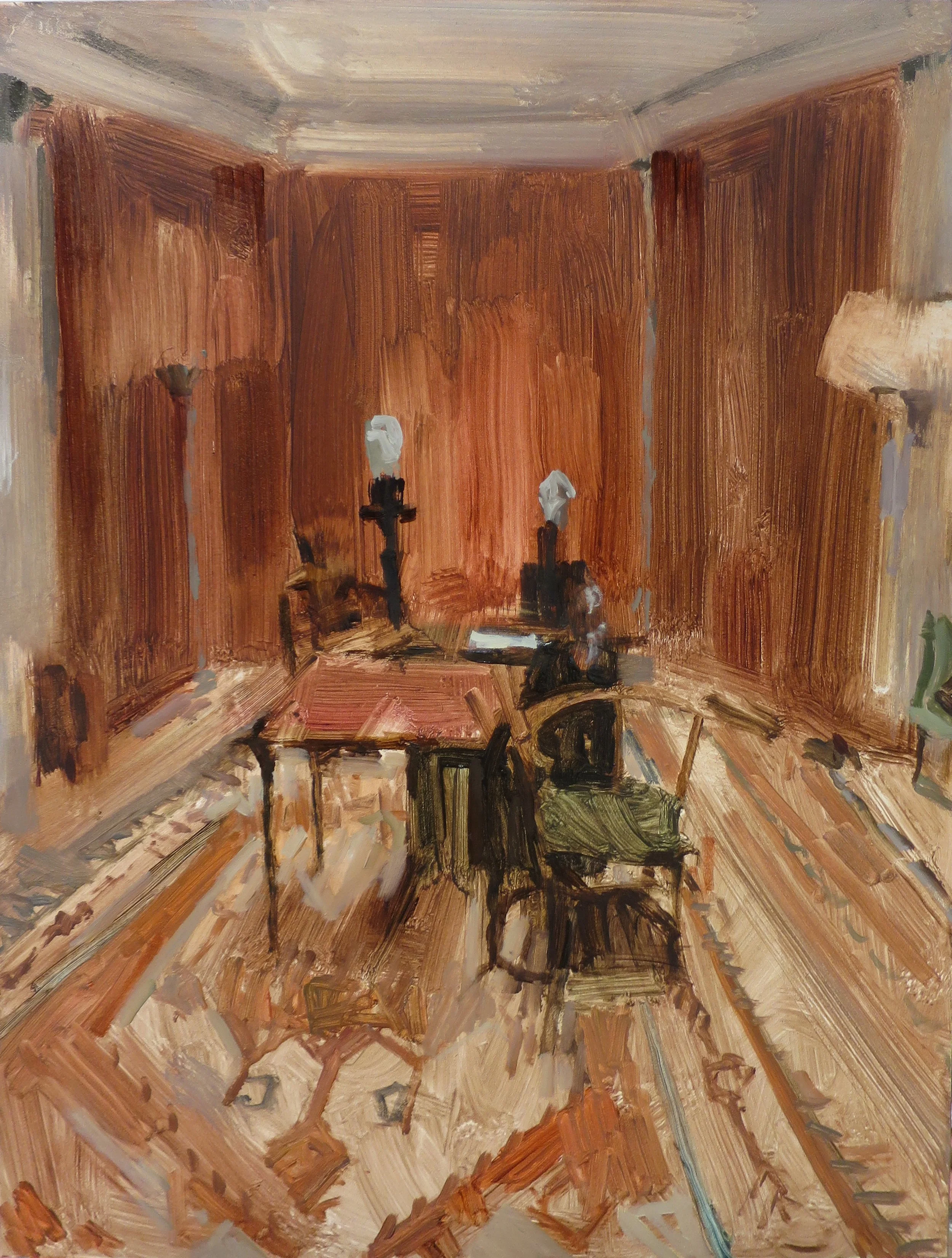 Freud House (office)
2024
Oil on board
40.5 x 30.5cm
Courtesy the artist and MARS Gallery