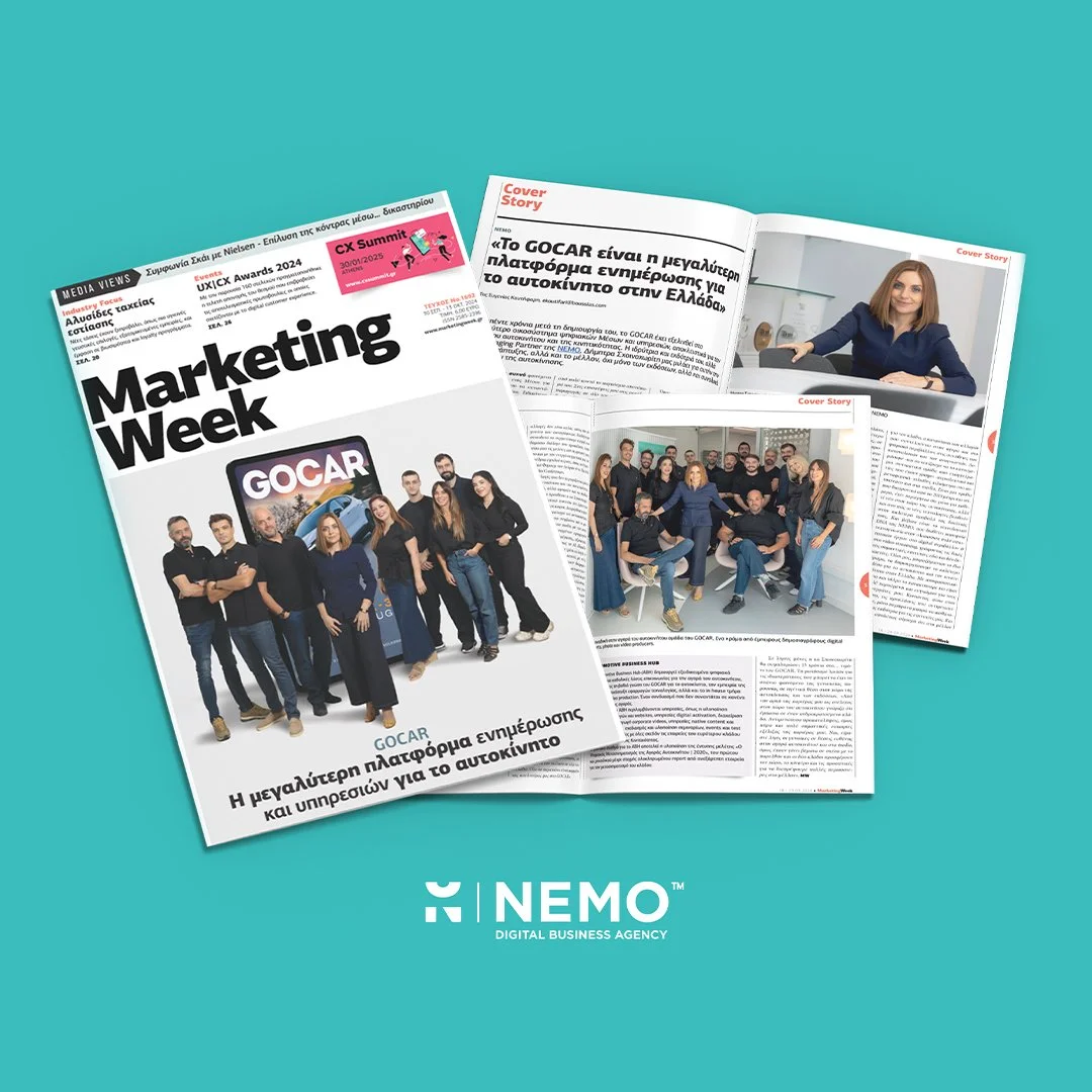To GOCAR έγινε Cover Story στο Marketing Week!