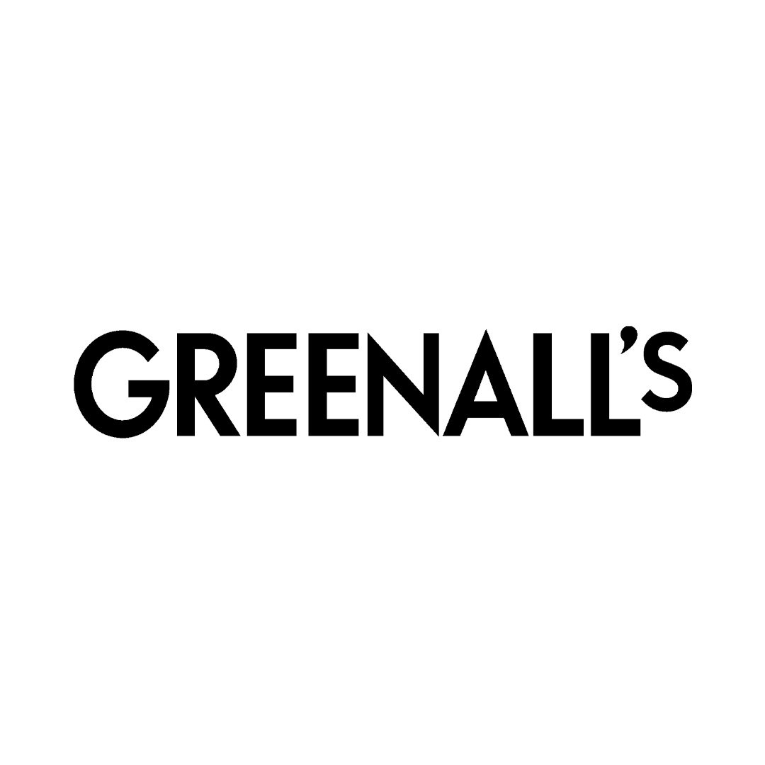 Black text on a white background reading 'GREENALL'S'.